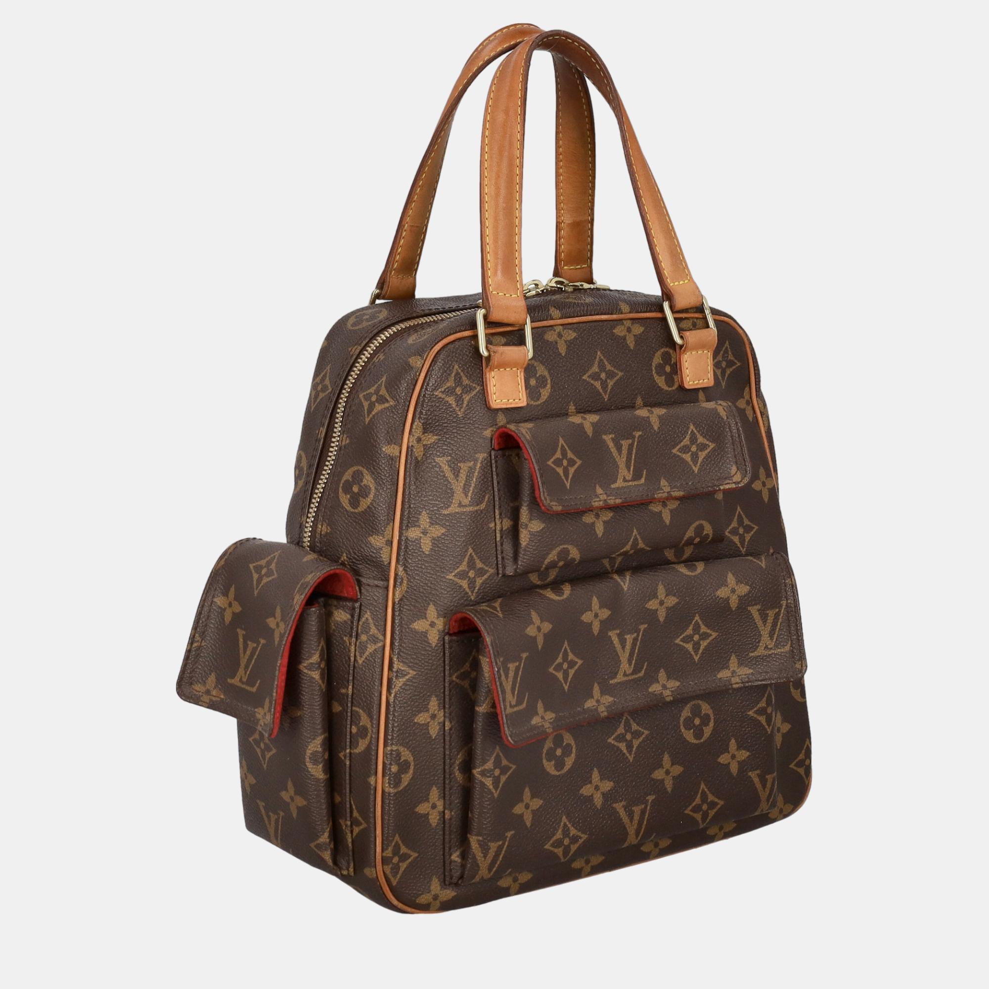 

Louis Vuitton Women's Fabric Handbag - Brown