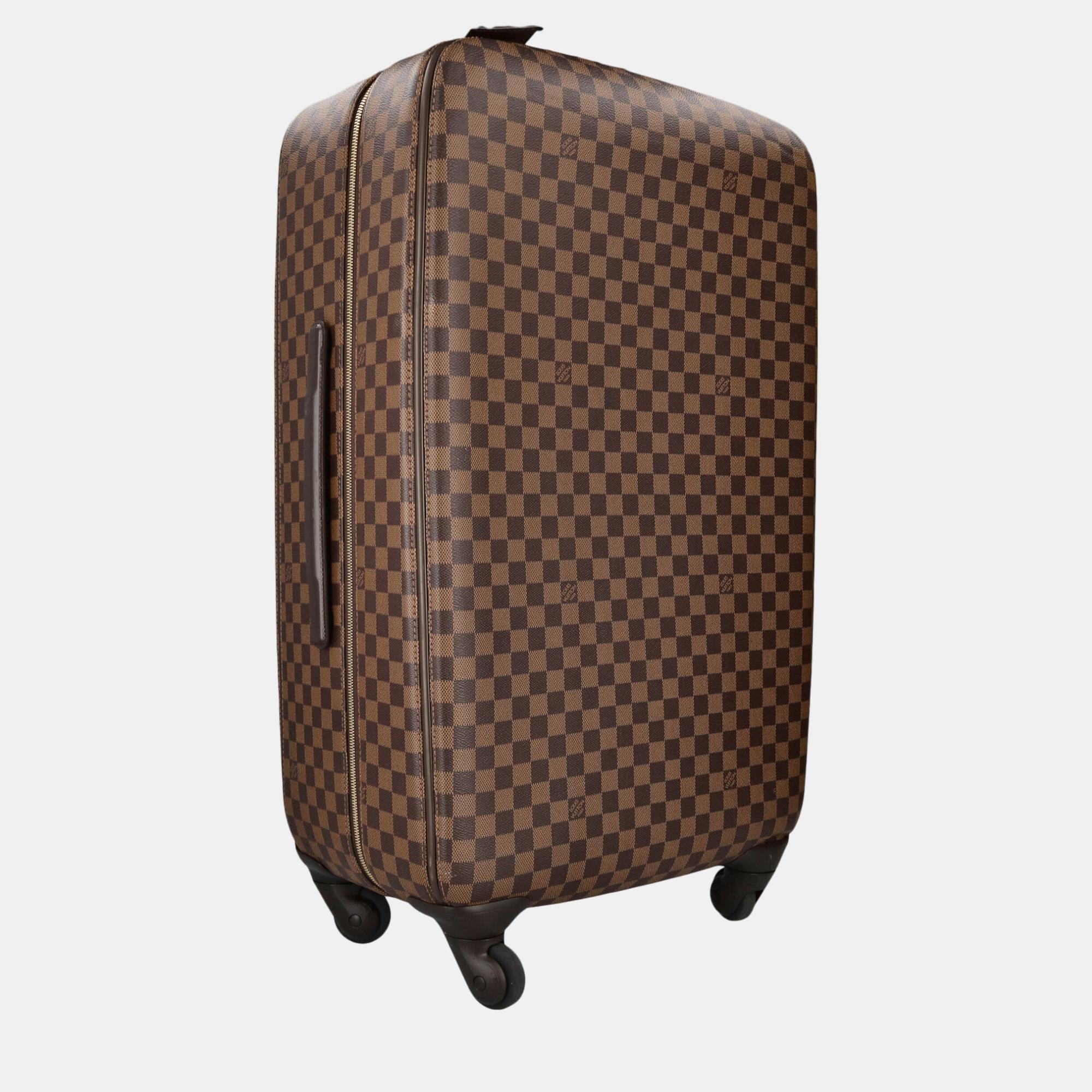 

Louis Vuitton Women's Fabric Travel Bag - Brown