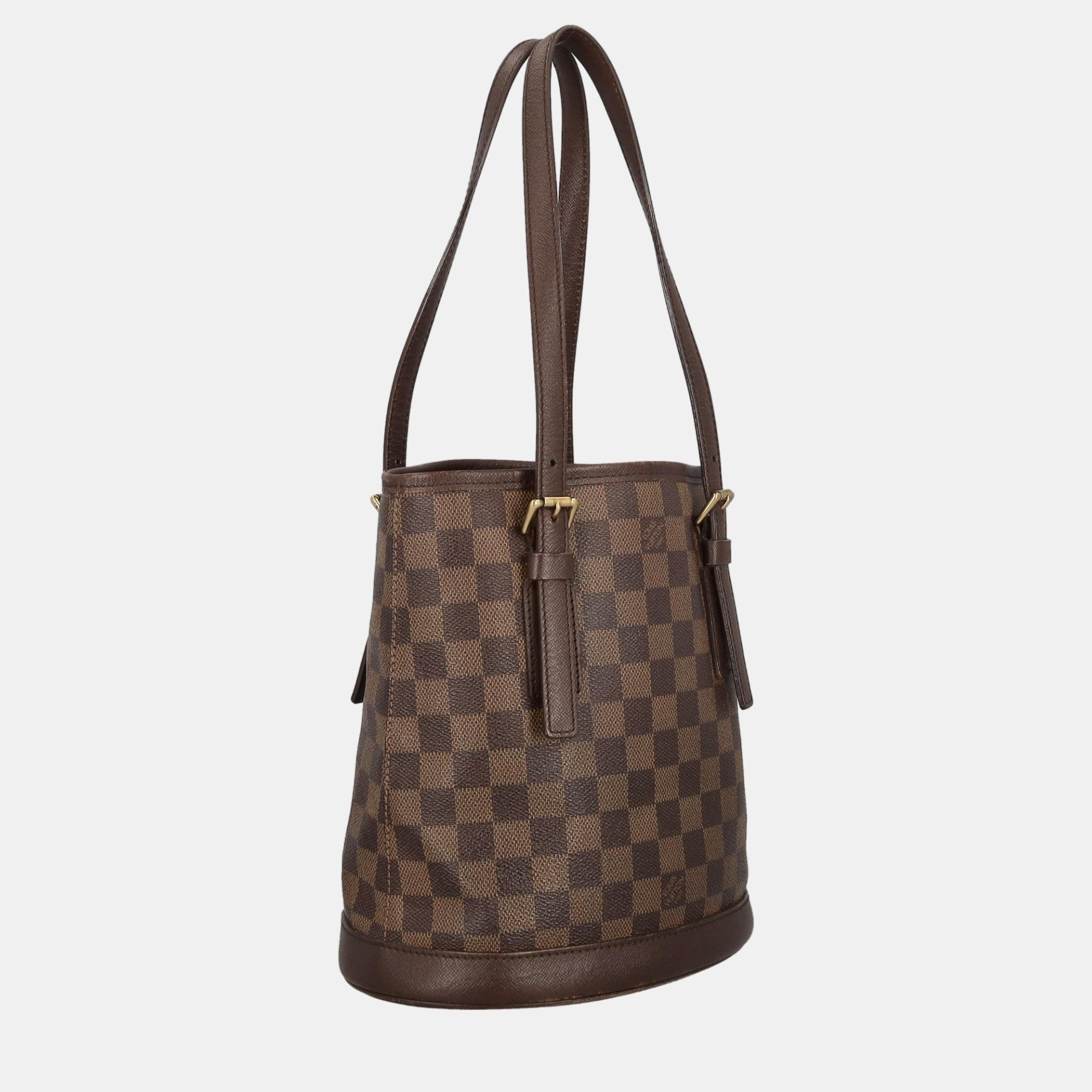 

Louis Vuitton Women's Synthetic Fibers Shoulder Bag - Brown