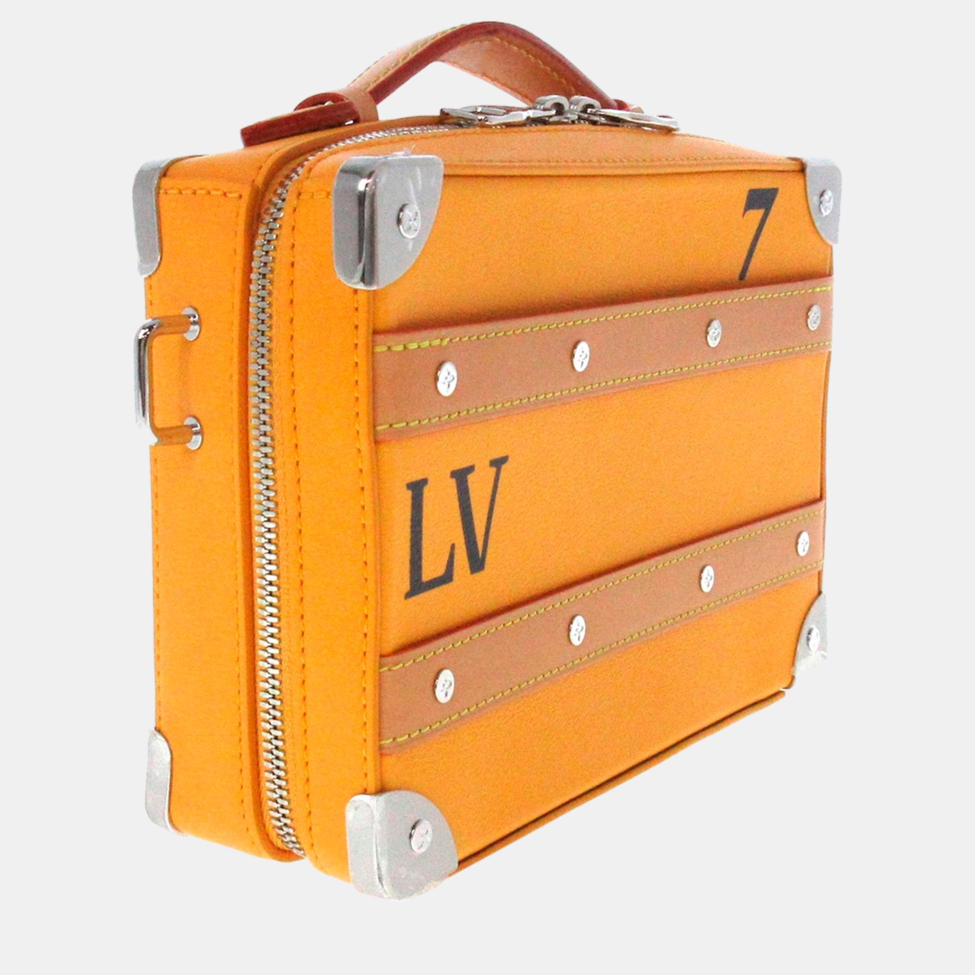 

Louis Vuitton Orange Handle Soft Trunk