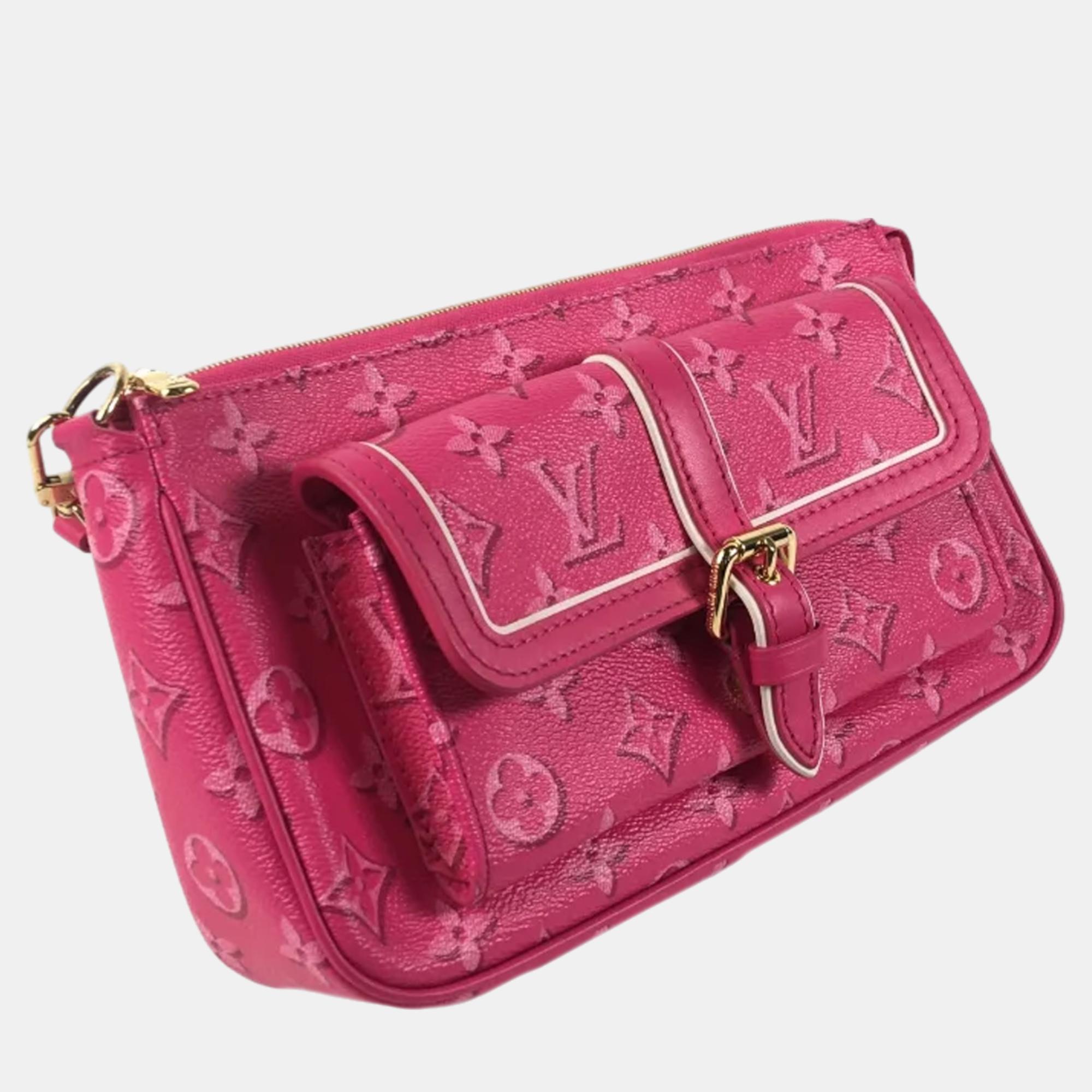 

Louis Vuitton Pink Fall For You Monogram Maxi Multi Pochette Accessoires