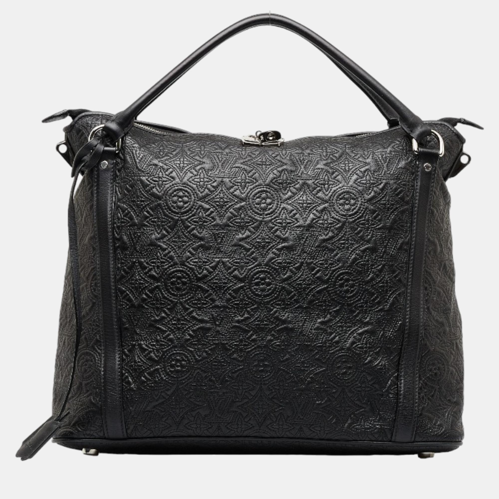 Pre-owned Louis Vuitton Black Monogram Antheia Ixia Pm Bag