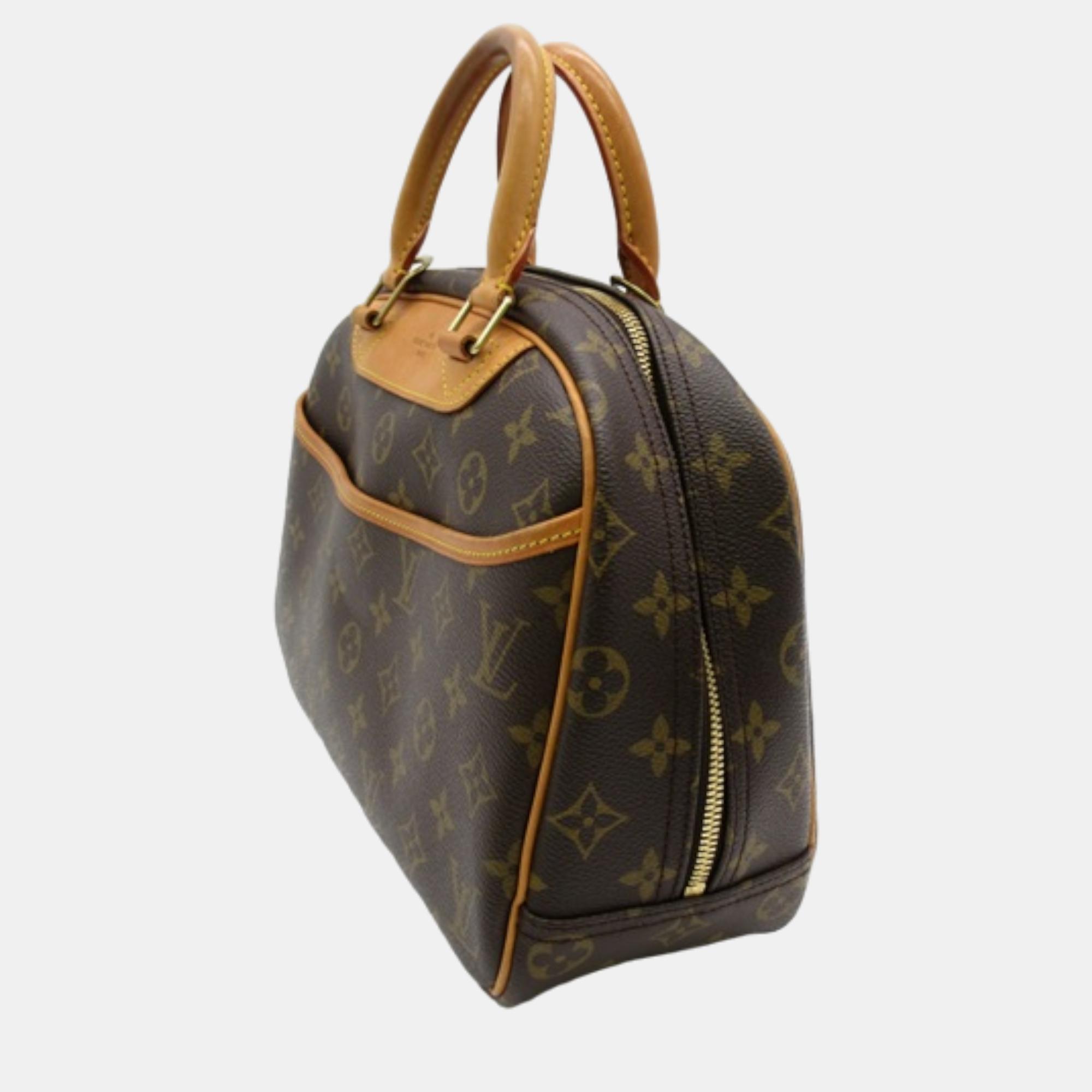 

Louis Vuitton Brown Monogram Canvas Trouville Handbag