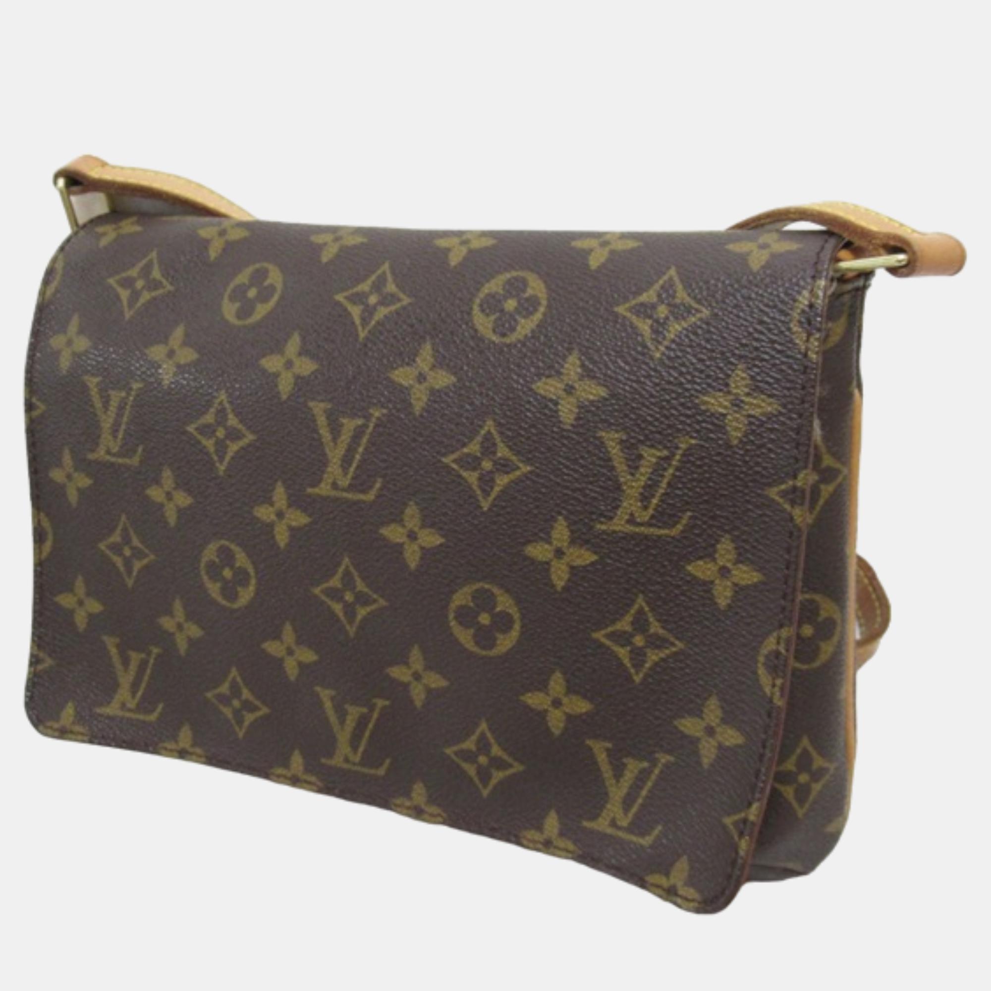 

Louis Vuitton Brown Canvas Monogram Musette Tango Short Strap