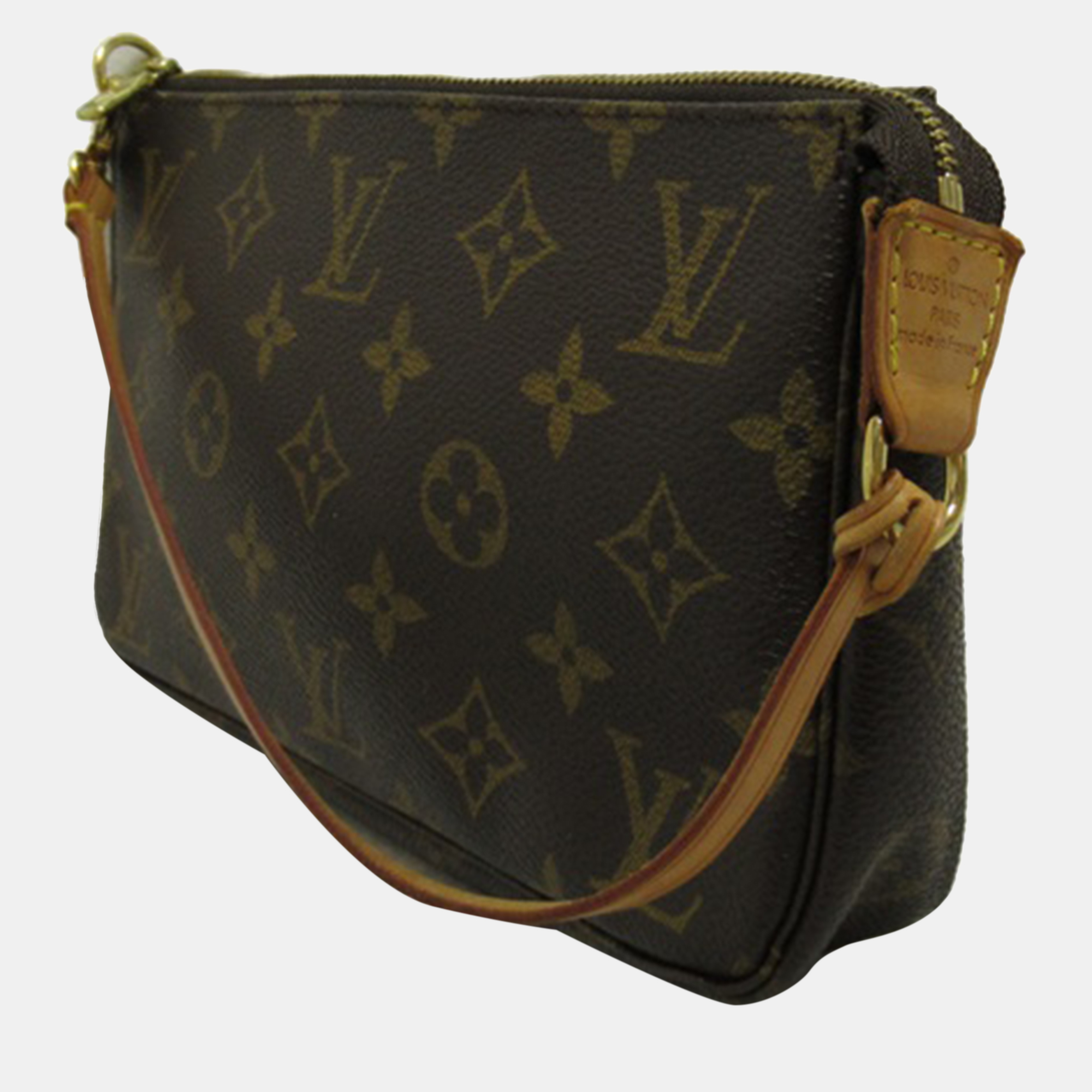 

Louis Vuitton Brown Canvas Monogram Pochette Accessoires Shoulder Bag