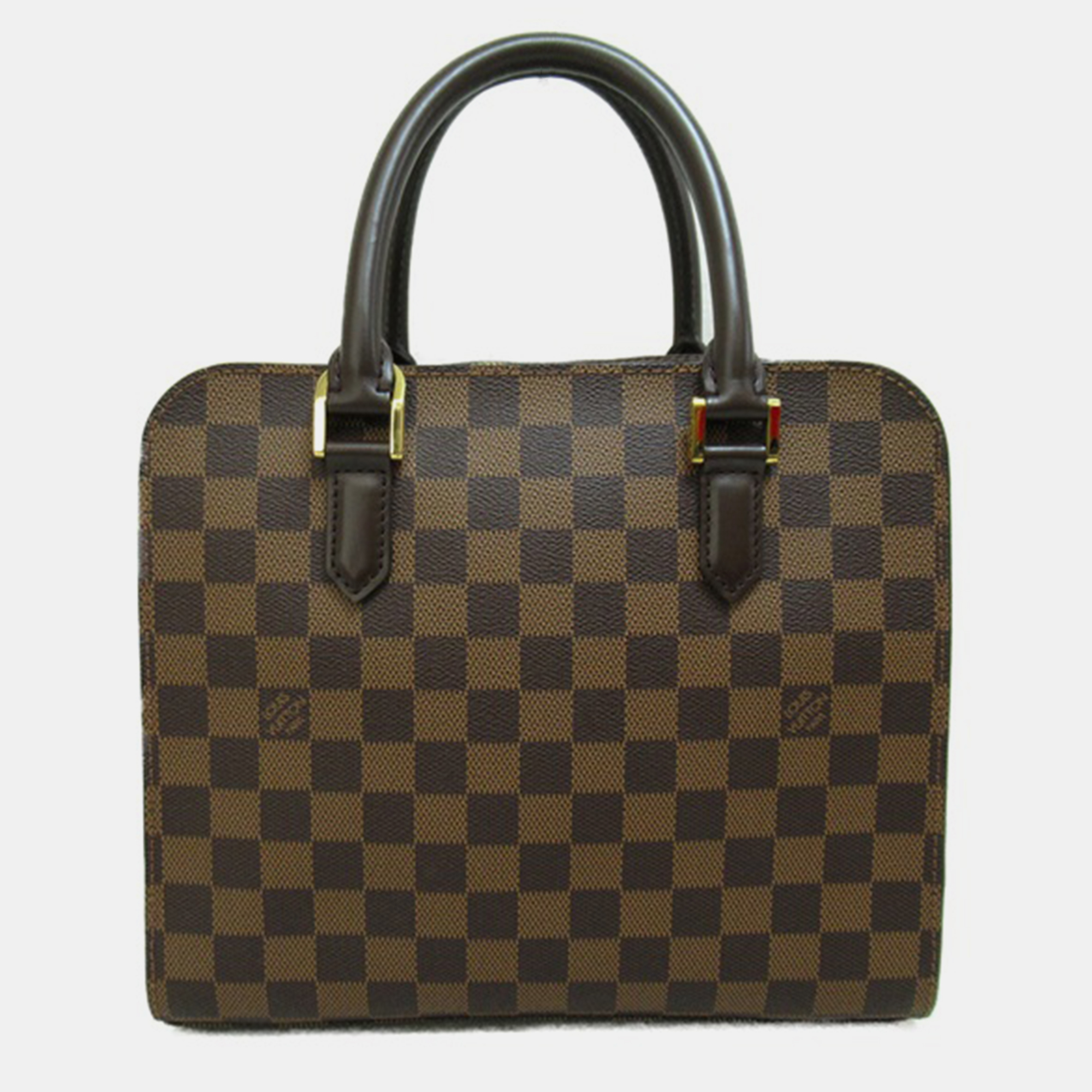 

Louis Vuitton Brown Canvas Damier Ebene Triana bag