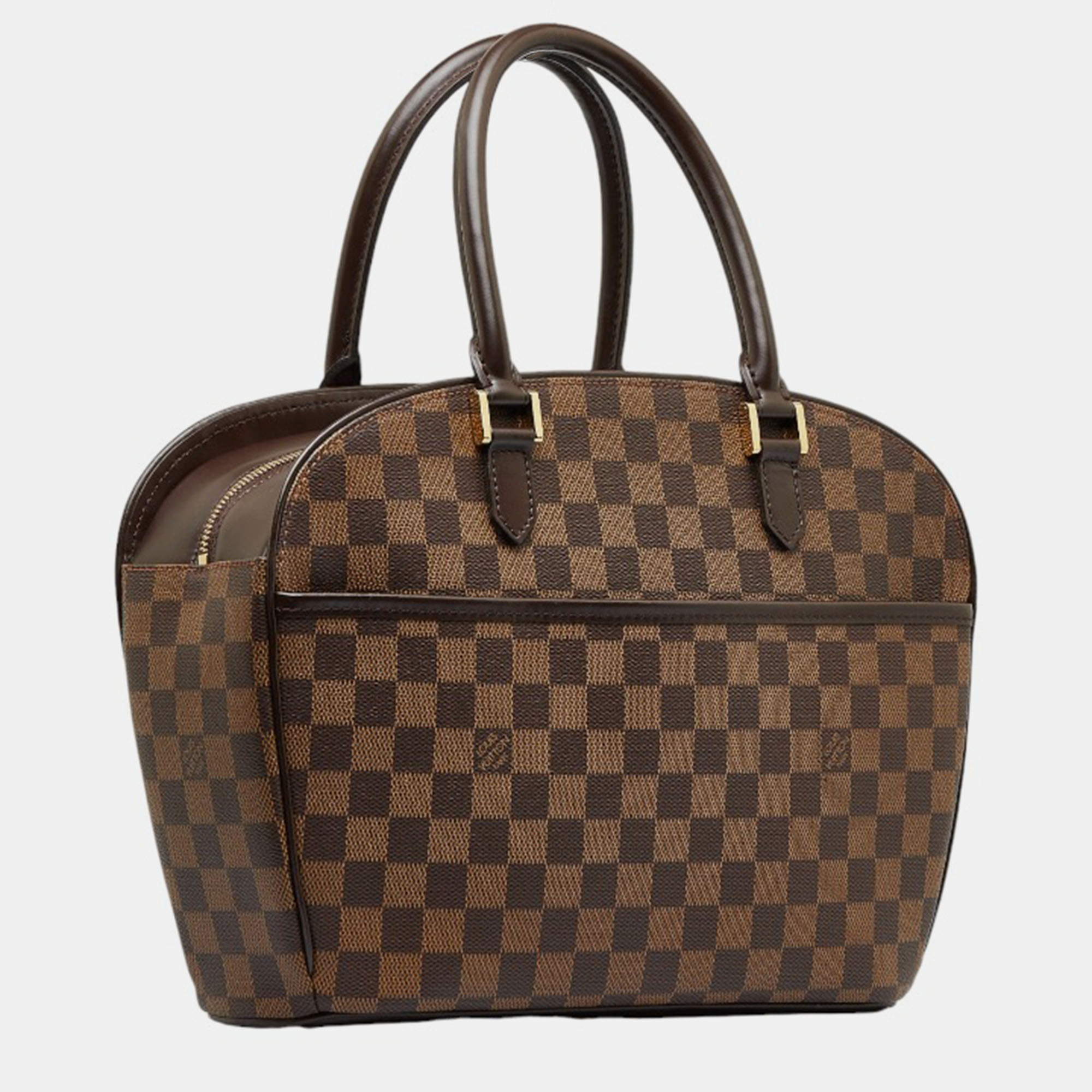 

Louis Vuitton Brown Canvas Damier Ebene Sarria MM bag