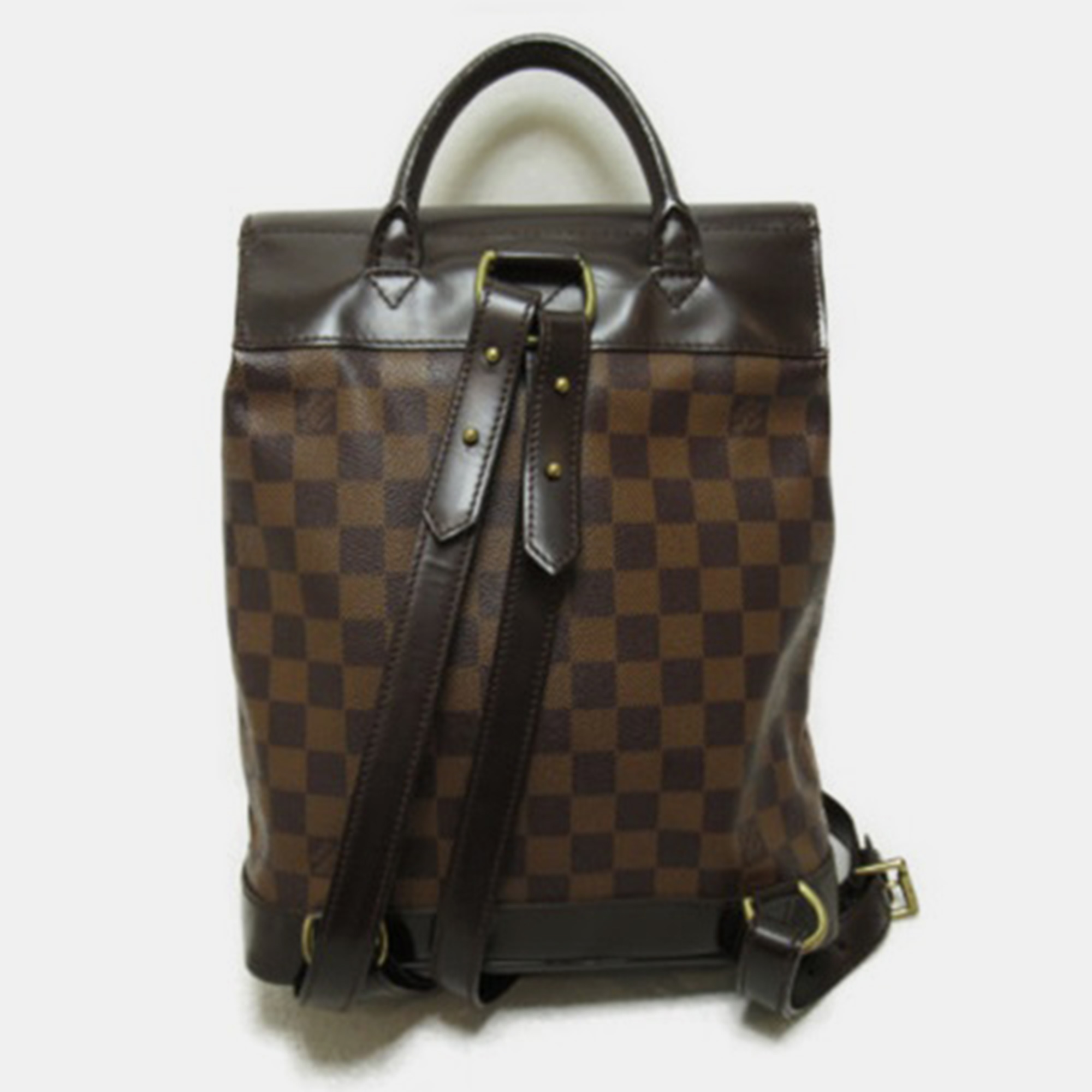 

Louis Vuitton Brown Canvas Damier Ebene Arlequin Centenaire Soho Backpack