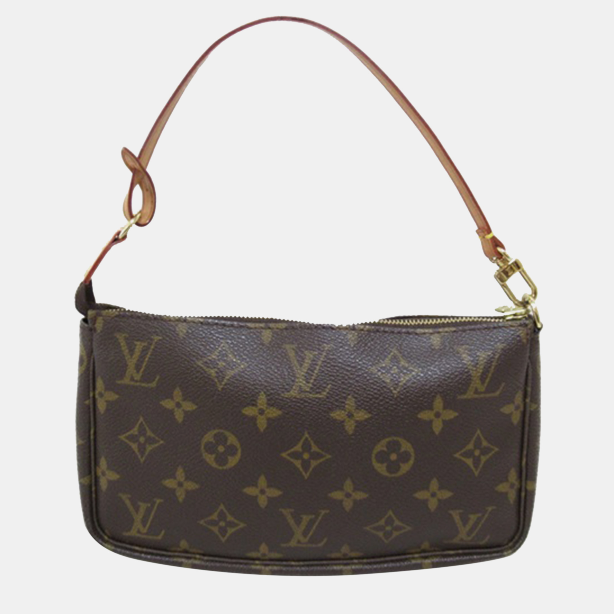 

Louis Vuitton Brown Canvas Monogram Pochette Accessoires Shoulder Bag