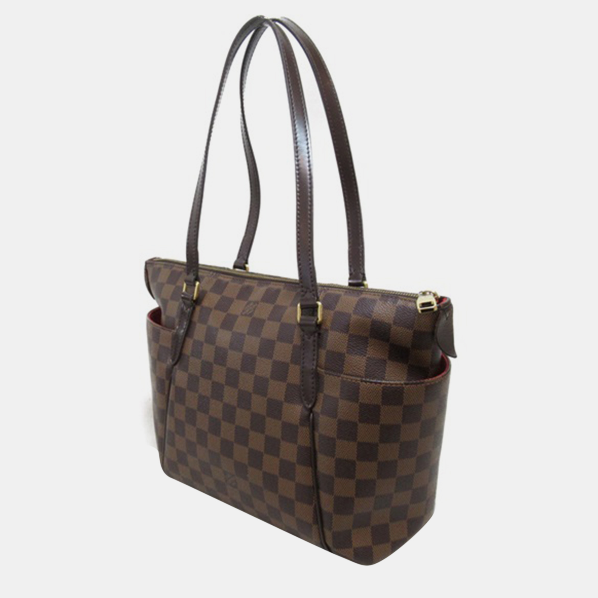 

Louis Vuitton Brown Canvas Damier Ebene Totally PM