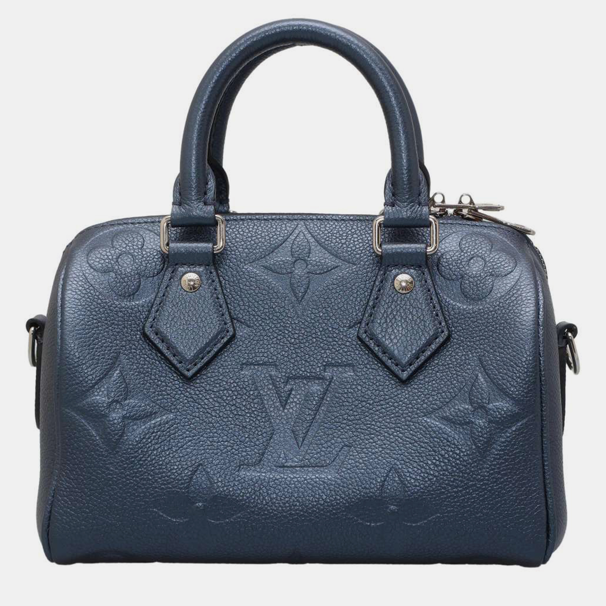 

Louis Vuitton Monogram Empreinte Leather Speedy Bandouliere 20, Blue