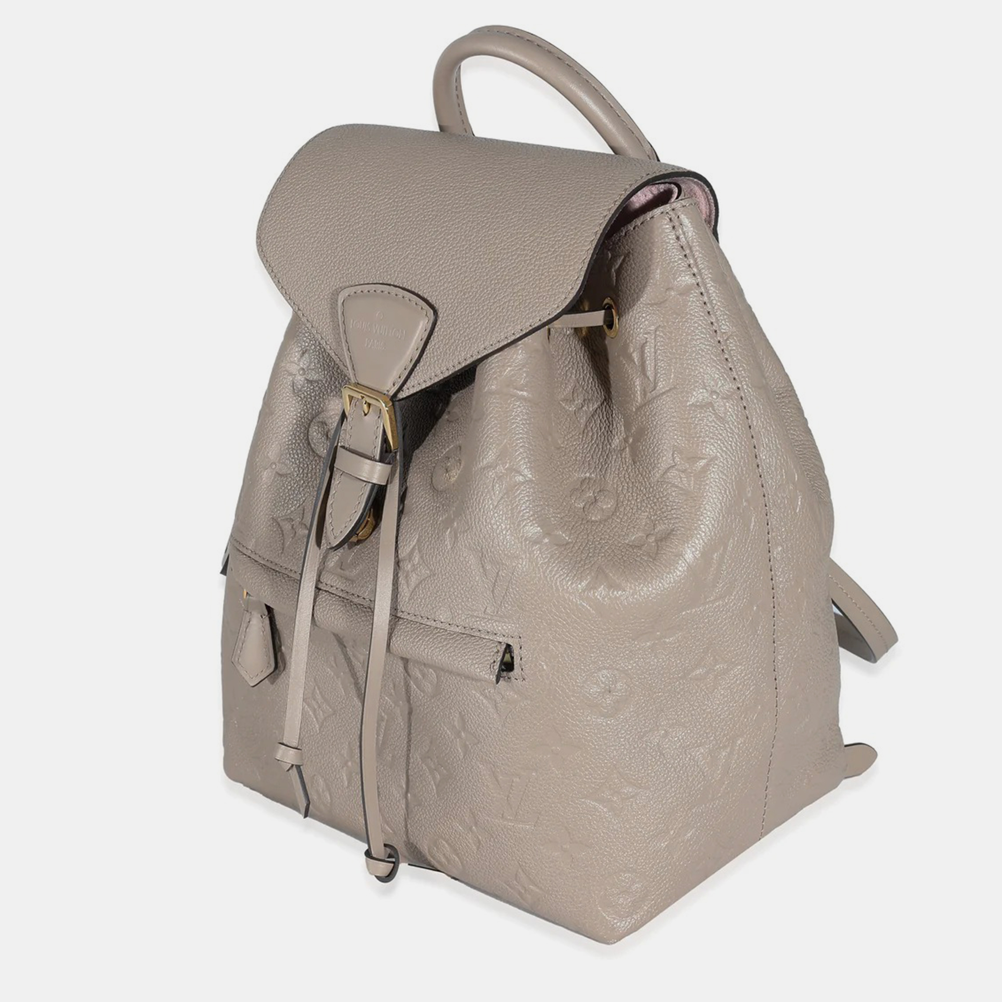 

Louis Vuitton Turtledove Monogram Empreinte Montsouris Backpack, Grey