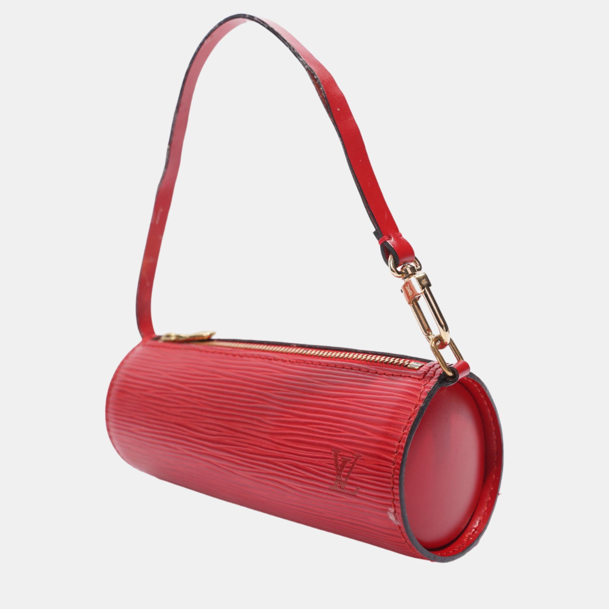 

Louis Vuitton Mini Papillon Red Epi Leather