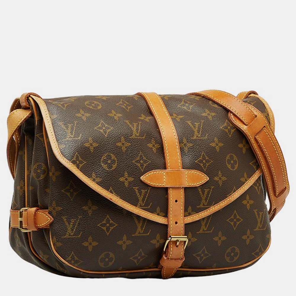 

Louis Vuitton Brown Monogram Canvas Saumur 30 Shoulder Bag