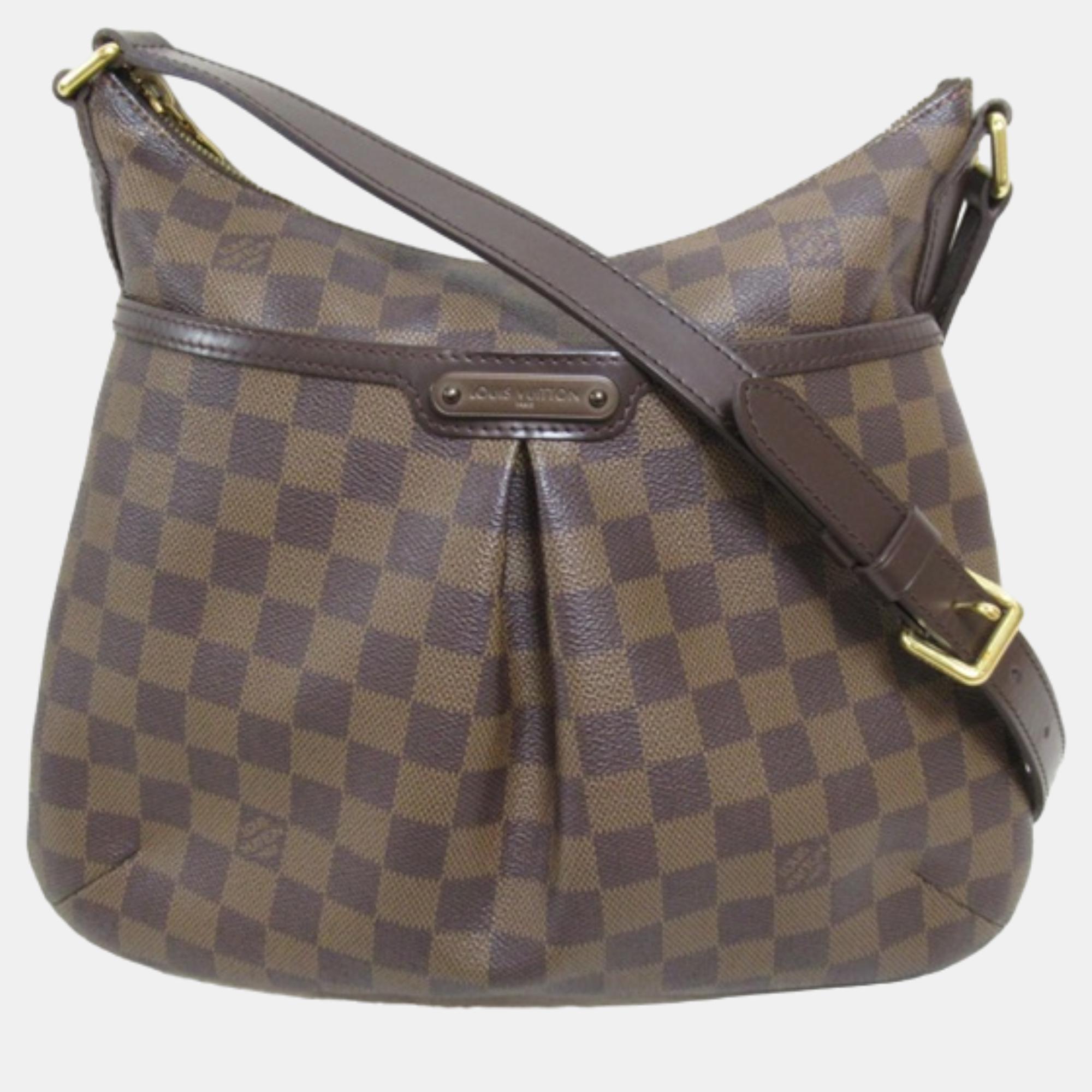 

Louis Vuitton Brown Canvas Damier Ebene Bloomsbury PM Crossbody Bag