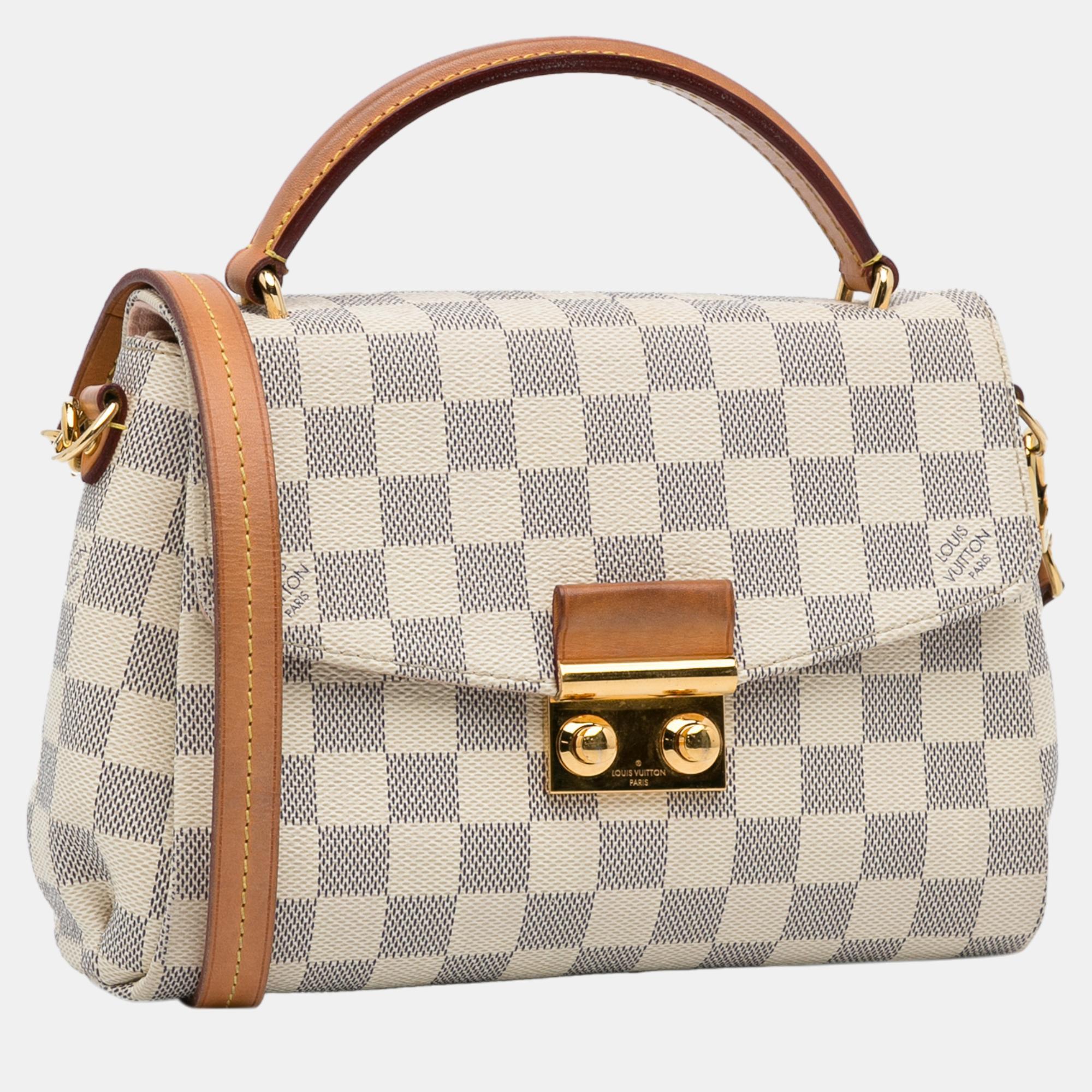 

Louis Vuitton White Damier Azur Croisette