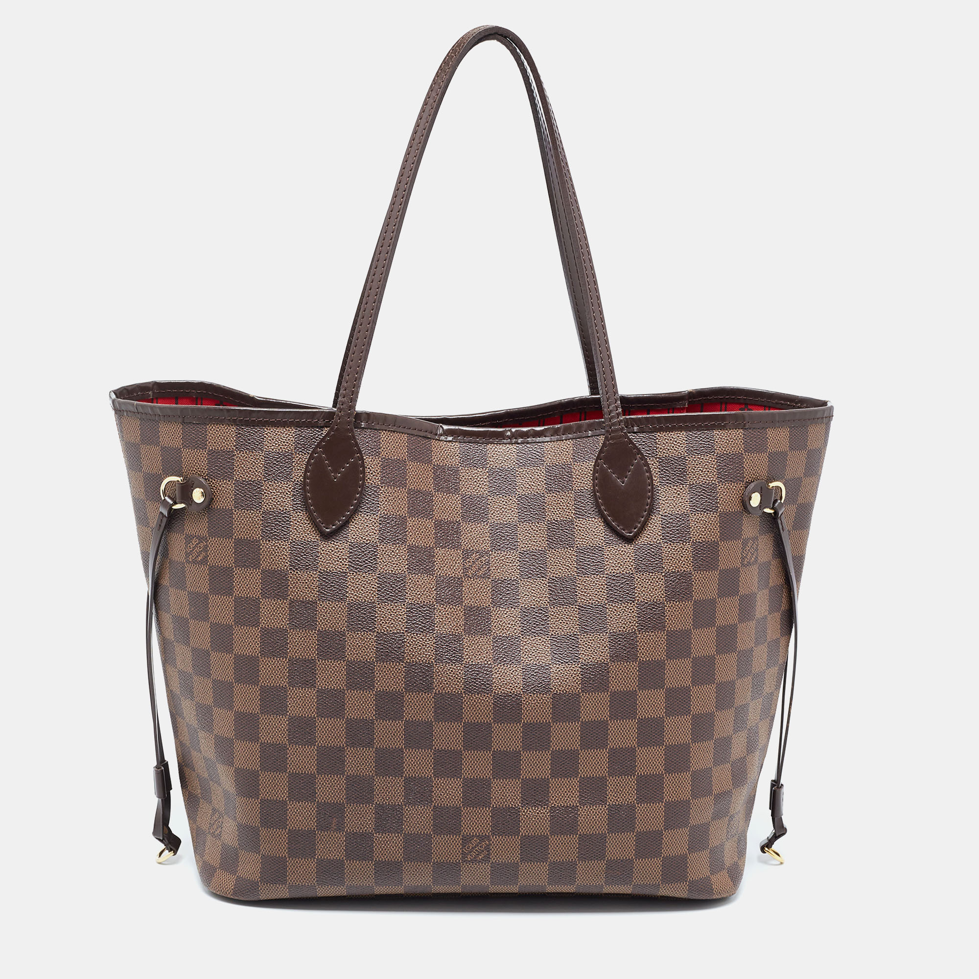 Louis Vuitton Damier Ebene Canvas Neverfull MM Bag