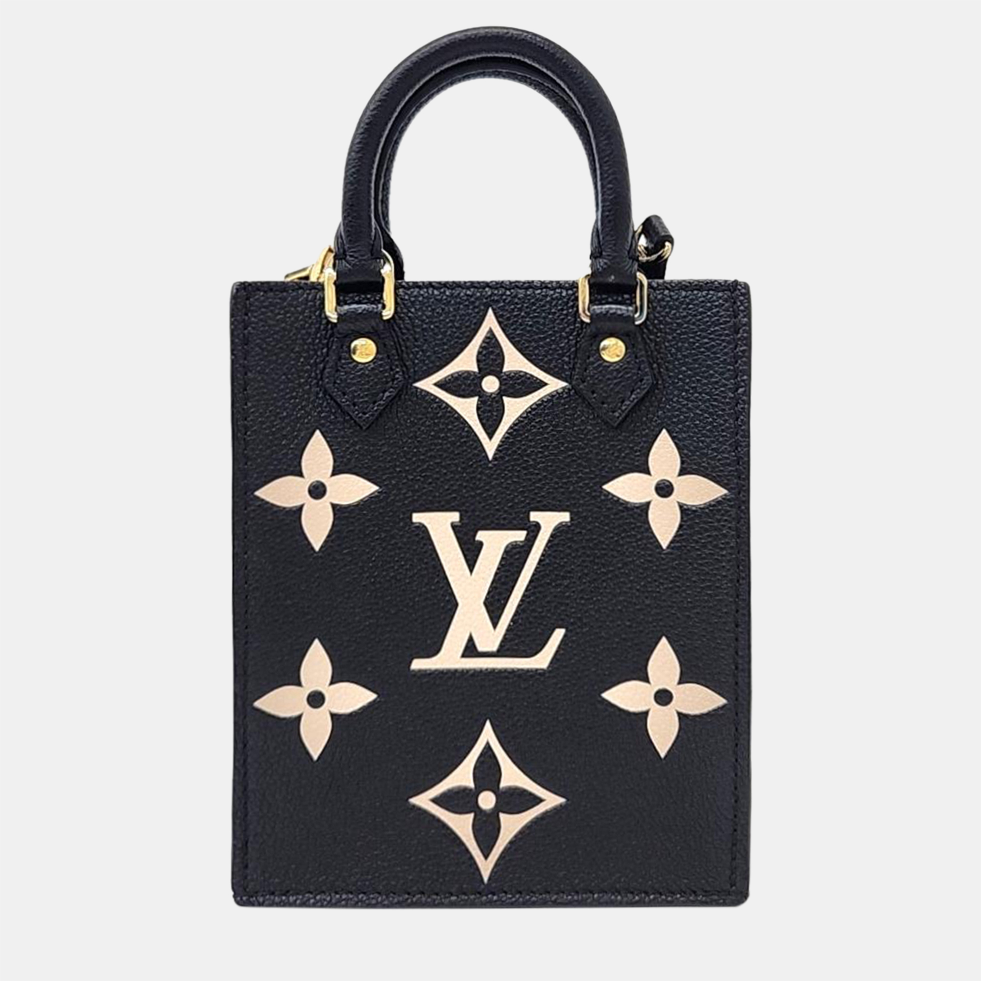 

Louis Vuitton Empreinte Petit Sac Plat Bag, Black