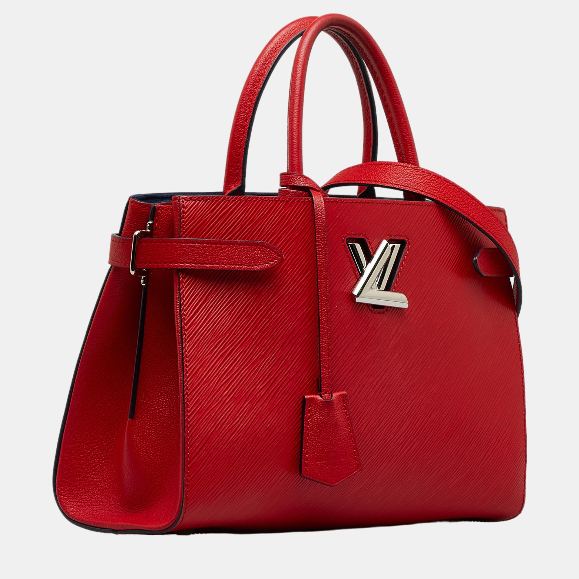 

Louis Vuitton Red Epi Twist Tote