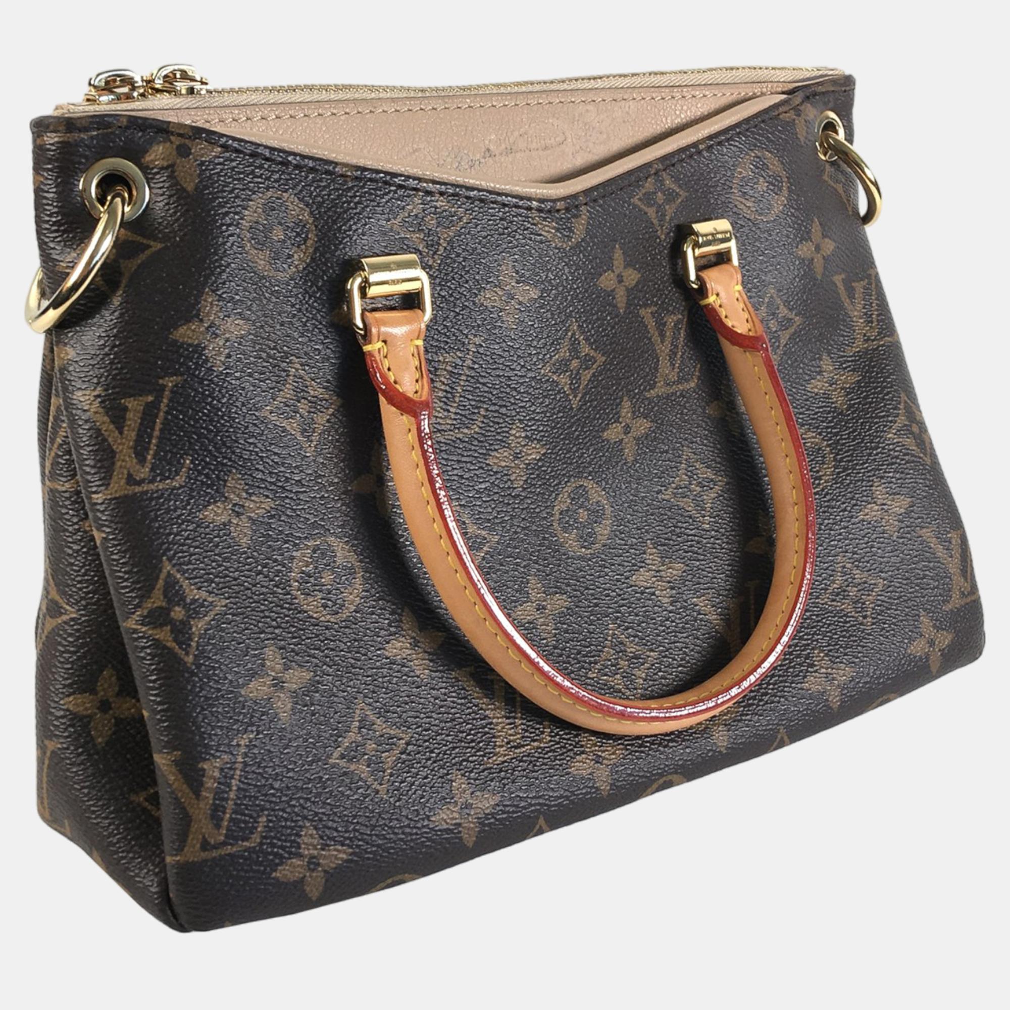 

Louis Vuitton Brown Monogram Pallas BB