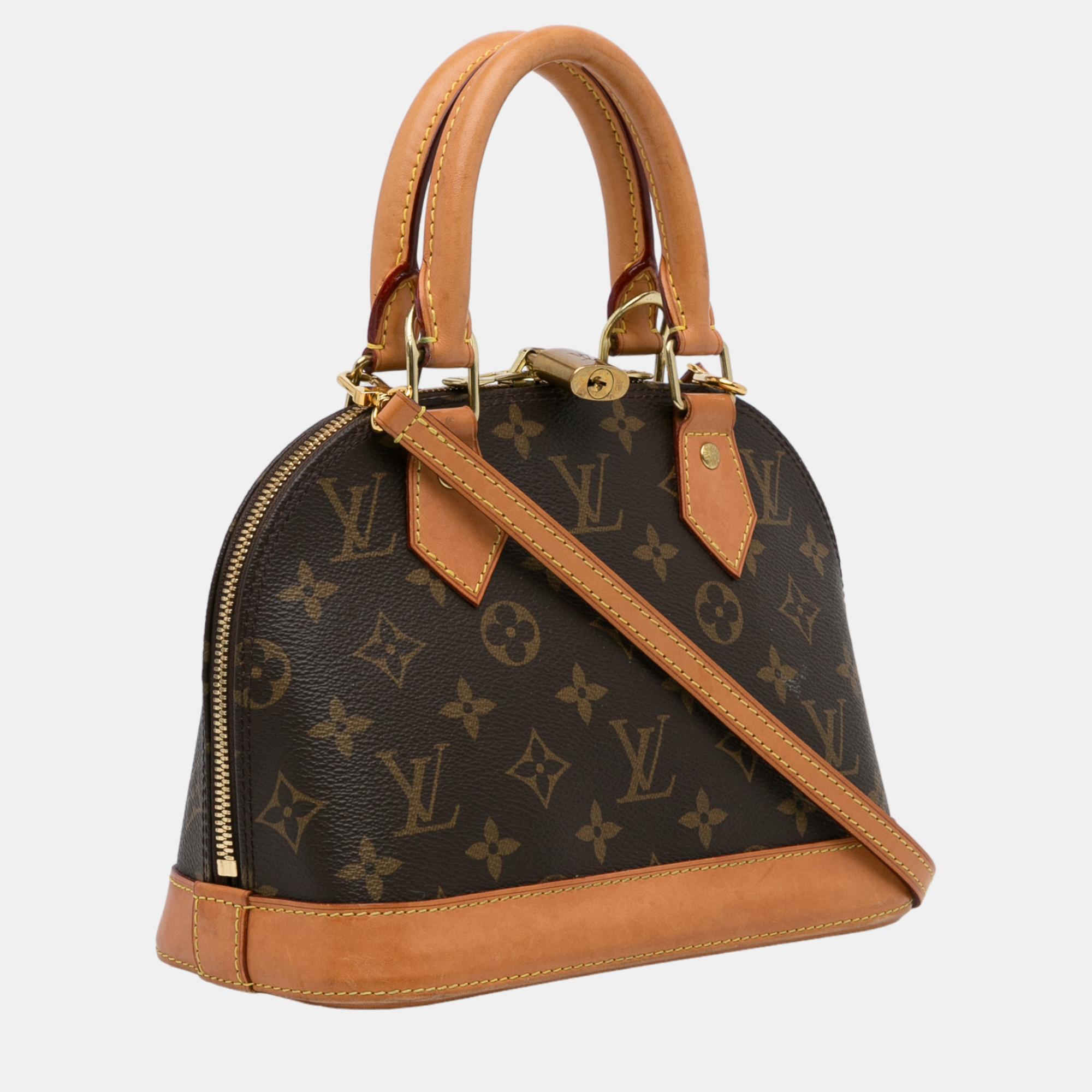 

Louis Vuitton Brown Monogram Alma BB