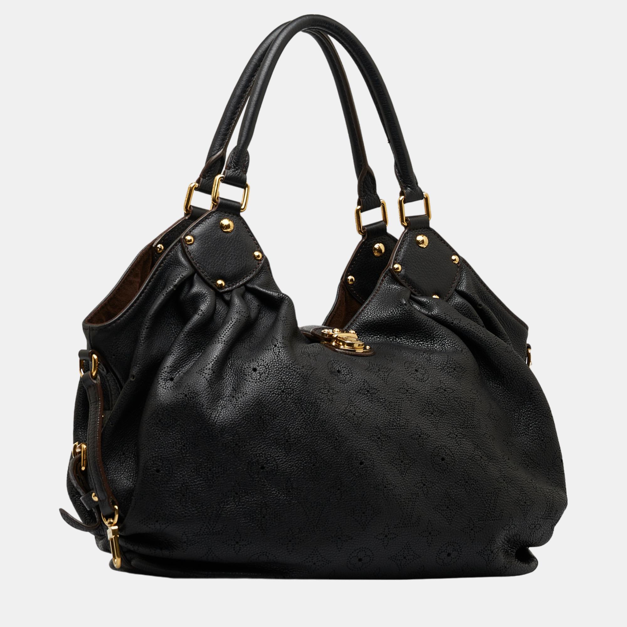 

Louis Vuitton Black Monogram Mahina