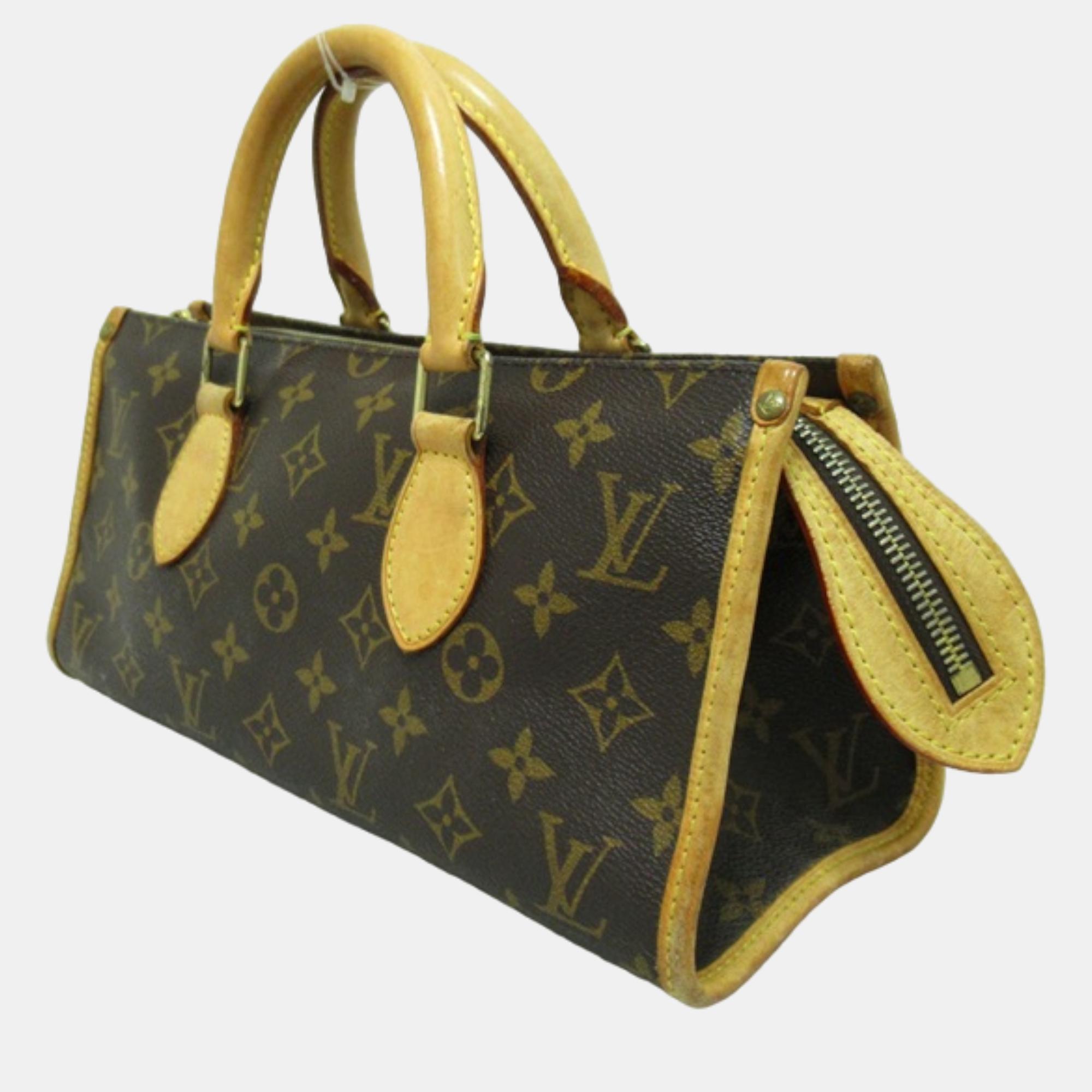 

Louis Vuitton Brown Canvas Monogram Popincourt Handbag