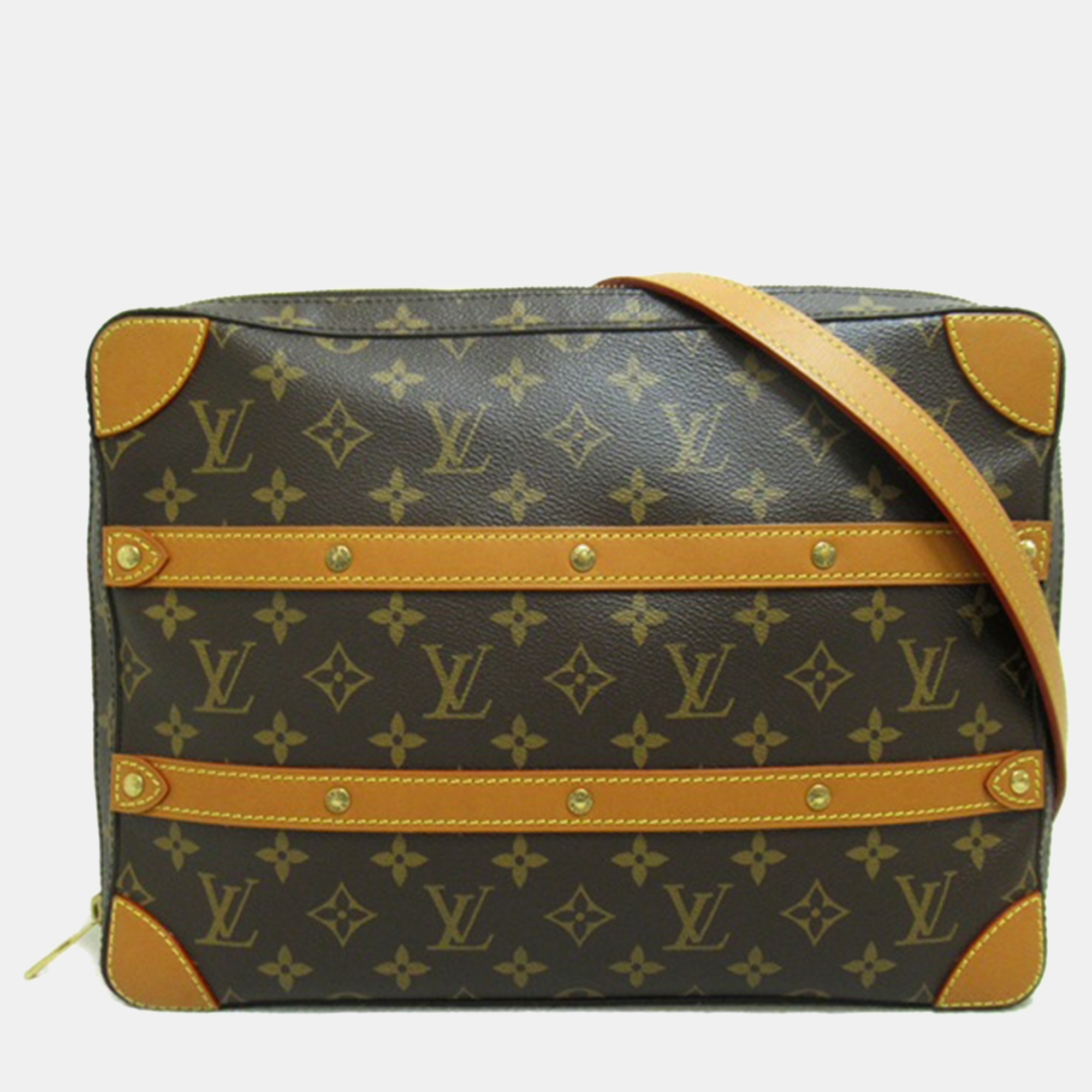 

Louis Vuitton Brown Monogram Canvas Soft Trunk Crossbody Bag