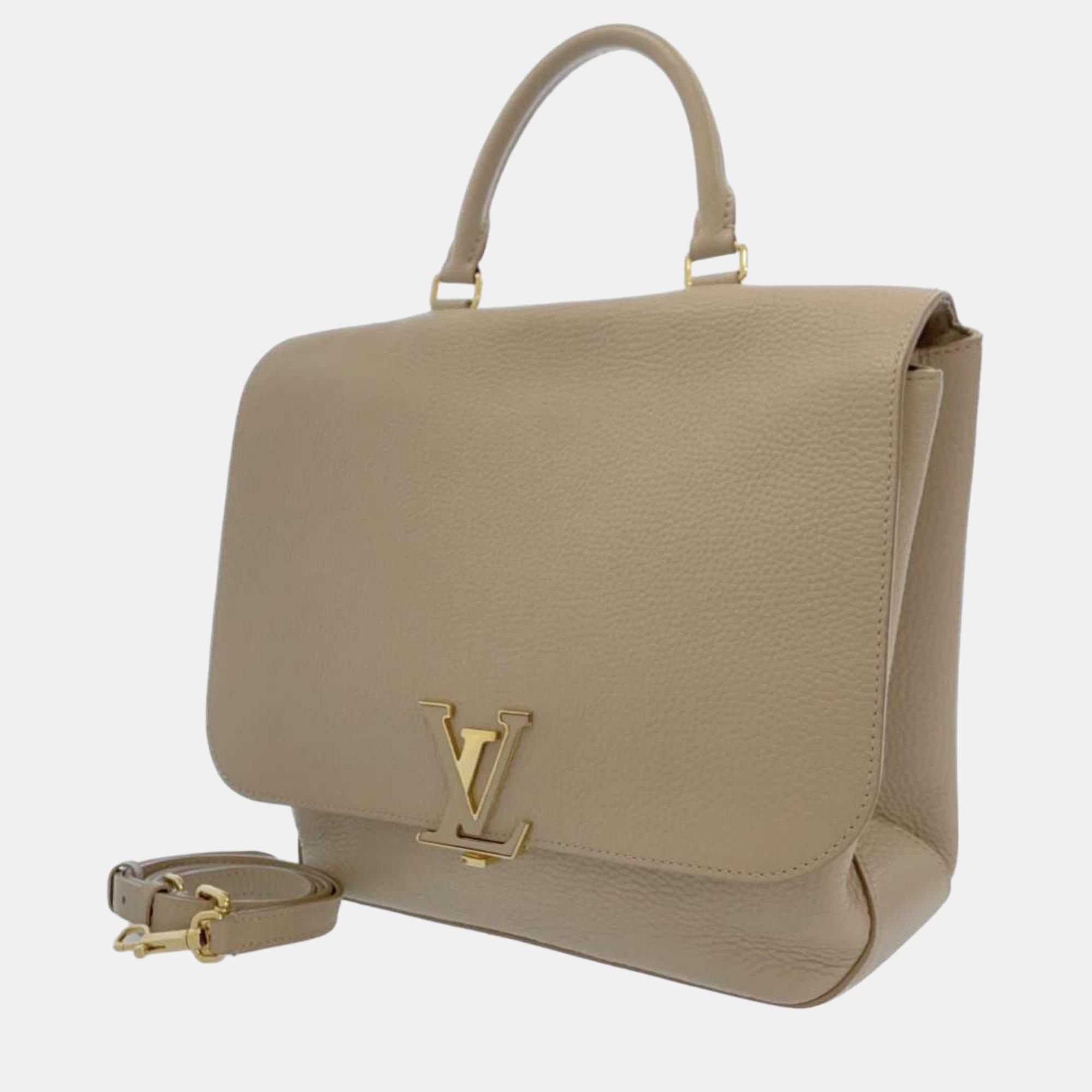 

Louis Vuitton Beige Leather Volta Top Handle Bag