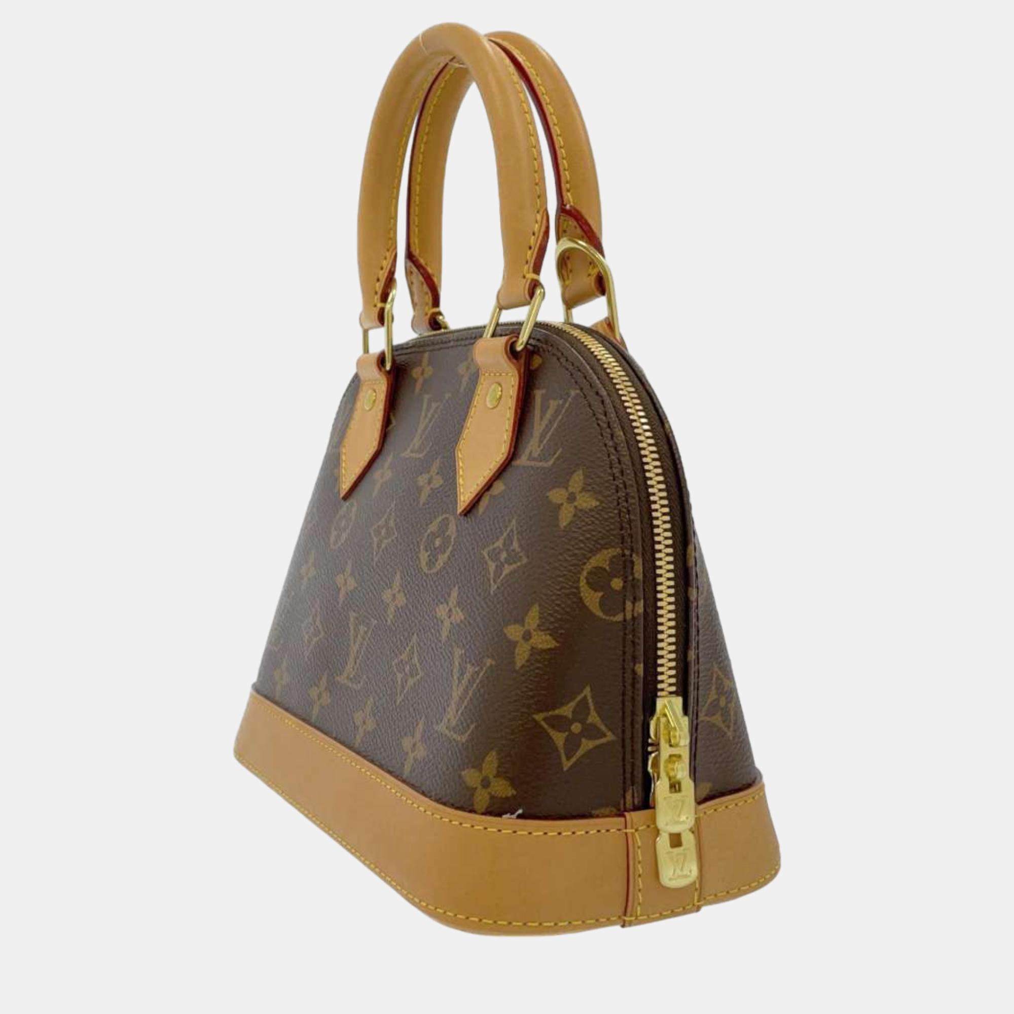 

Louis Vuitton Brown Monogram Alma BB bag