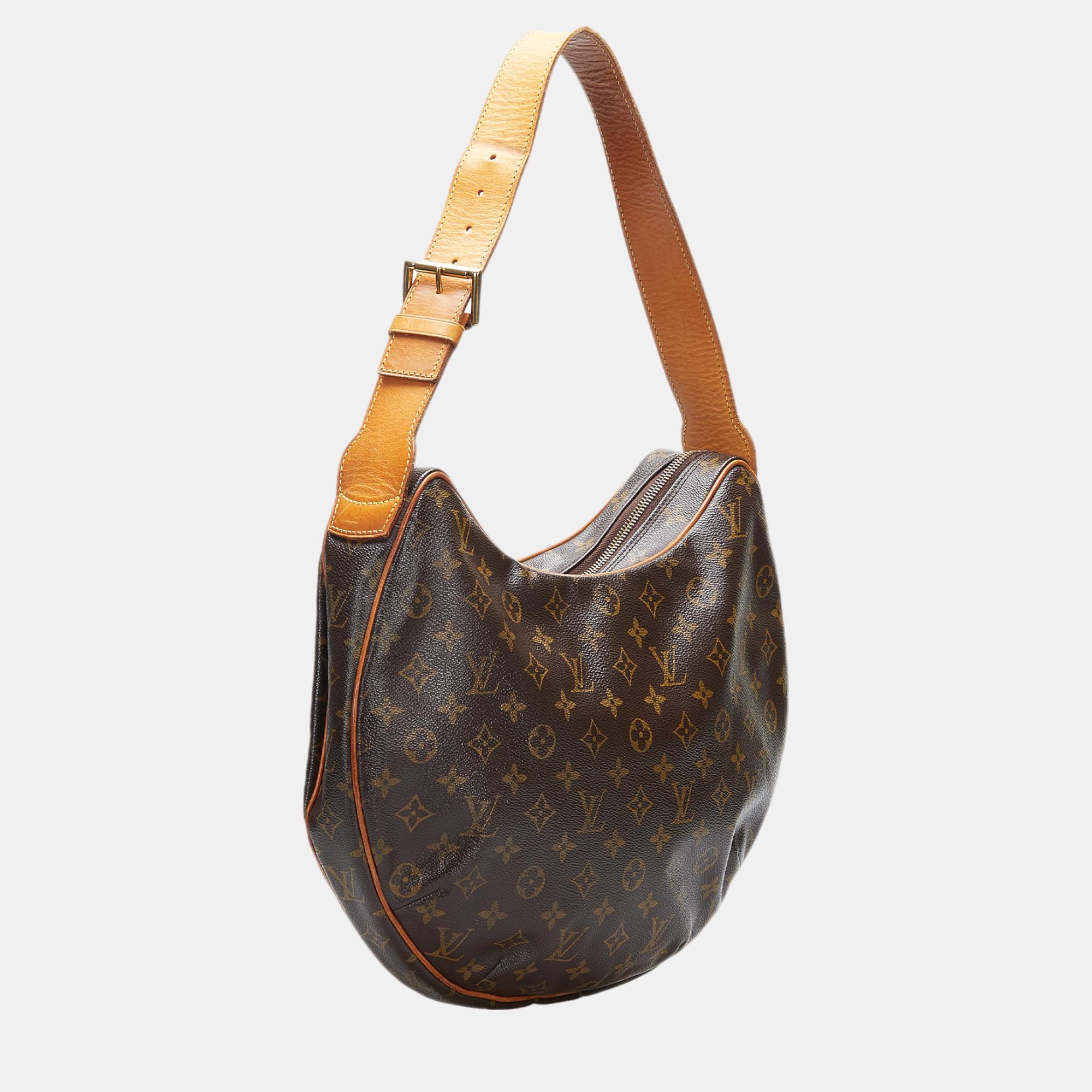 

Louis Vuitton Brown Monogram Croissant GM