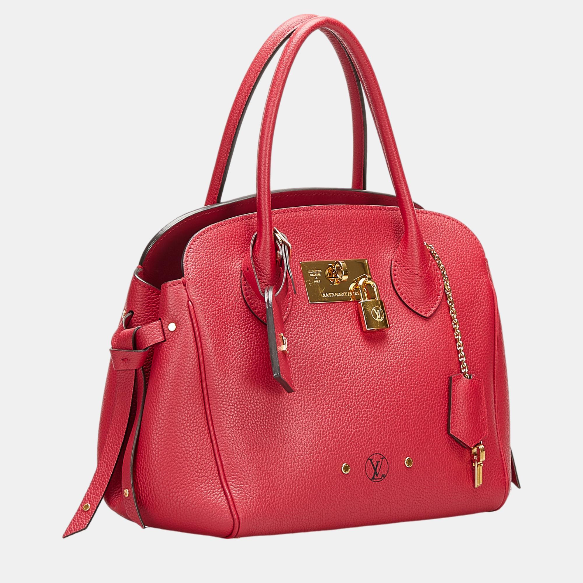 

Louis Vuitton Red Veau Nuage Milla PM