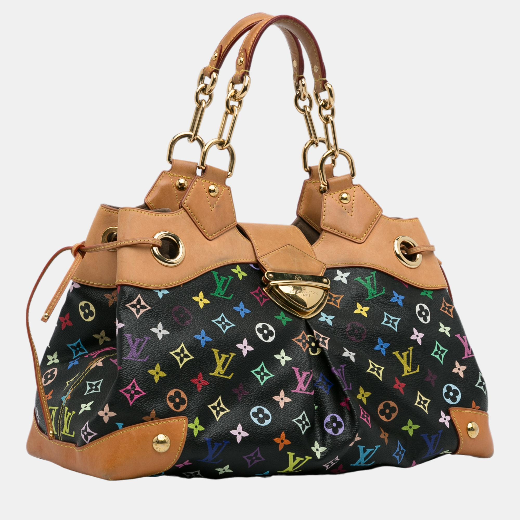 

Louis Vuitton Black Monogram Multicolore Ursula