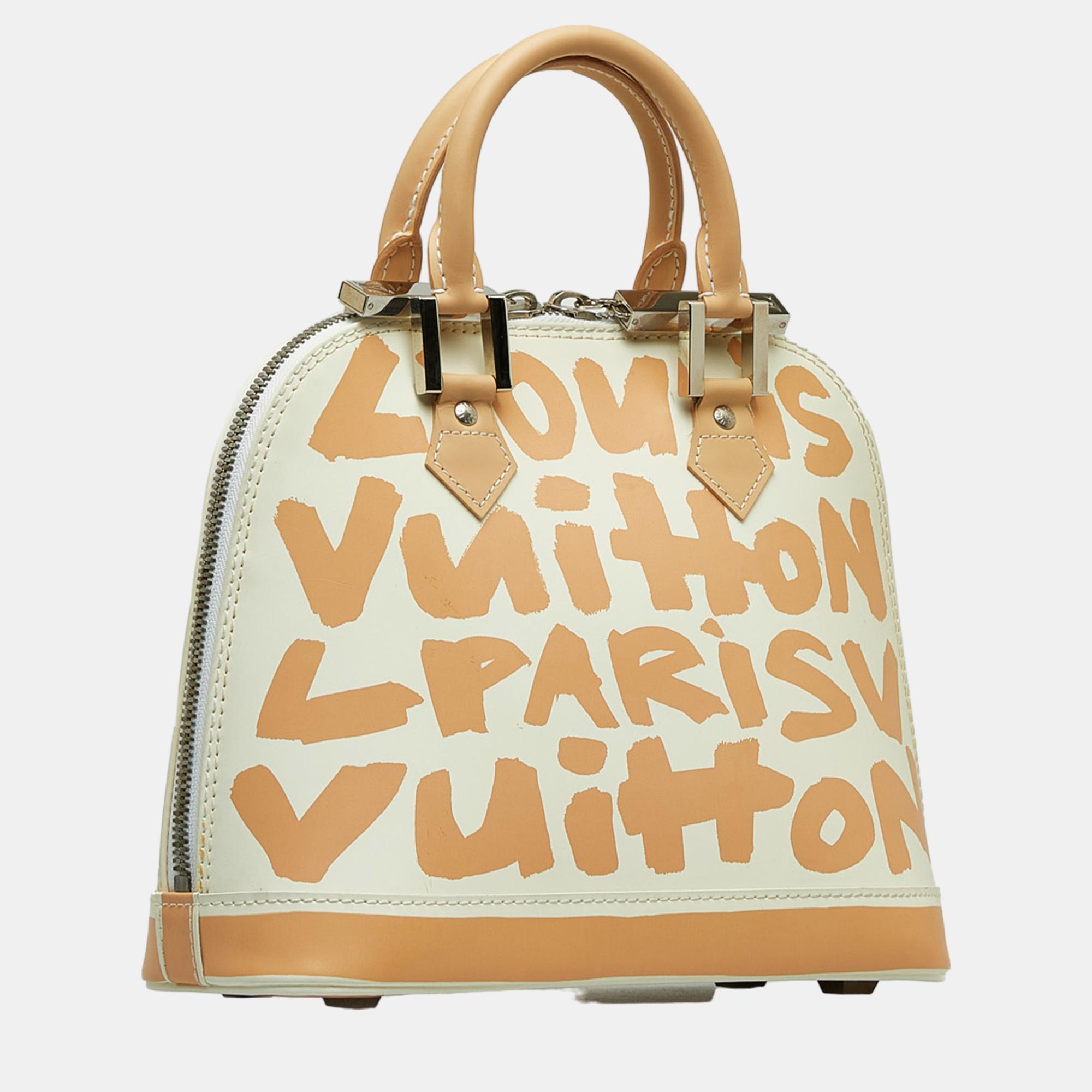 

Louis Vuitton Brown/White x Stephen Sprouse Graffiti Alma MM