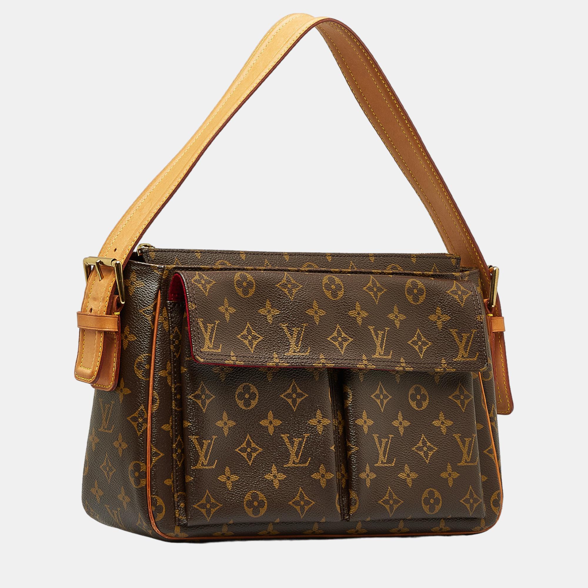 

Louis Vuitton Brown Monogram Viva Cite GM