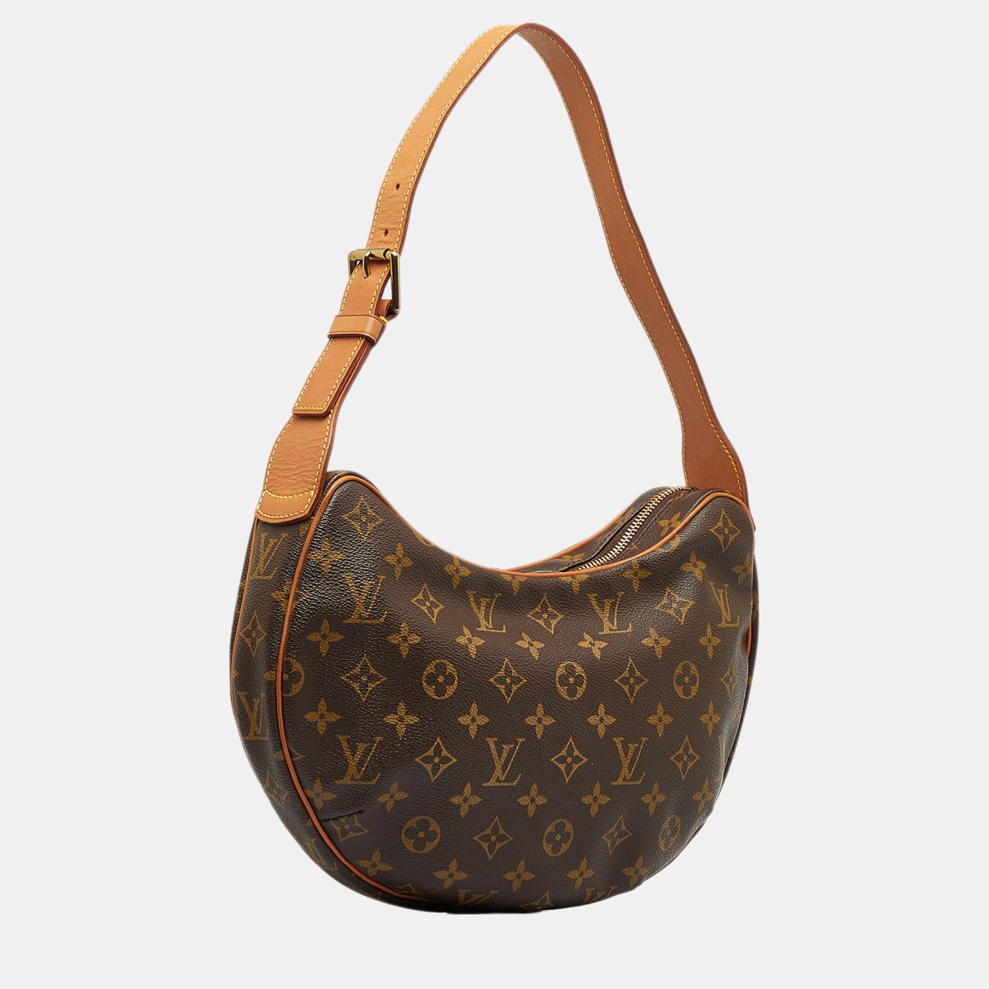 

Louis Vuitton Brown Monogram Croissant MM