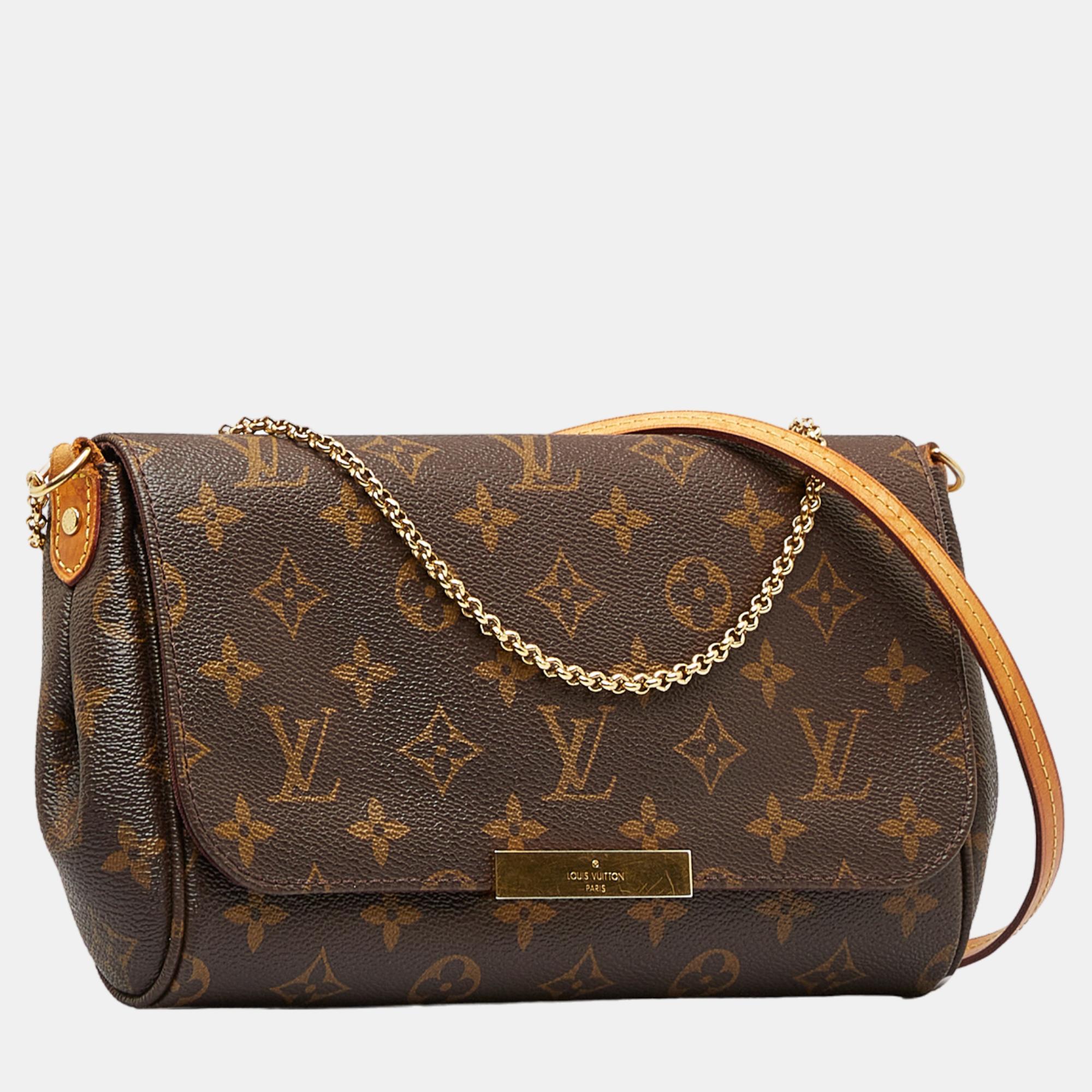 

Louis Vuitton Brown Monogram Favorite MM