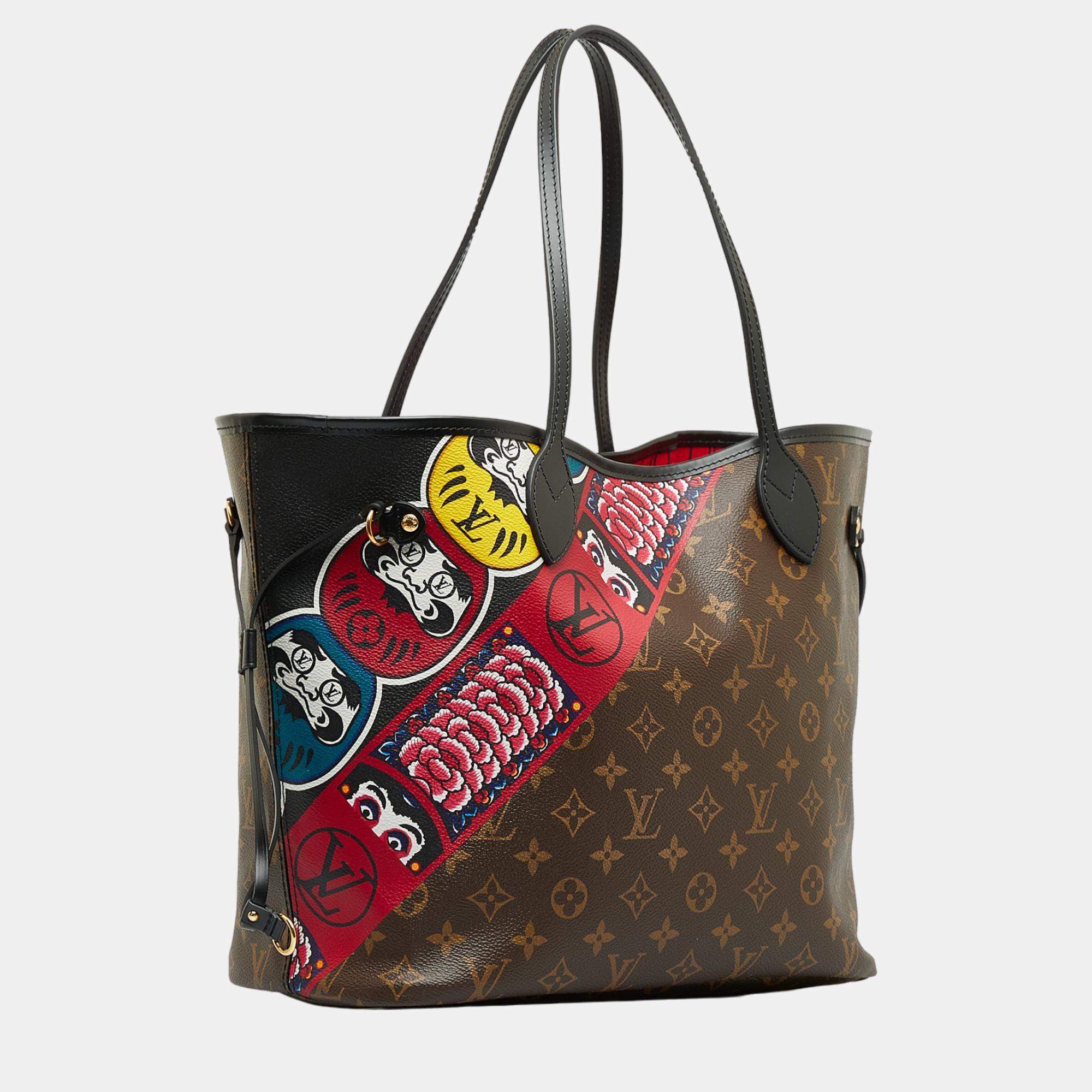 

Louis Vuitton Brown Monogram Kabuki Neverfull MM