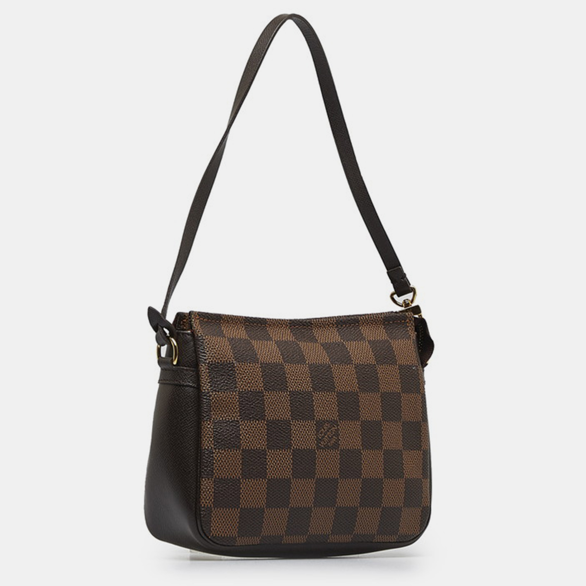 

Louis Vuitton Brown Canvas Damier Ebene Trousse Pochette Shoulder Bag