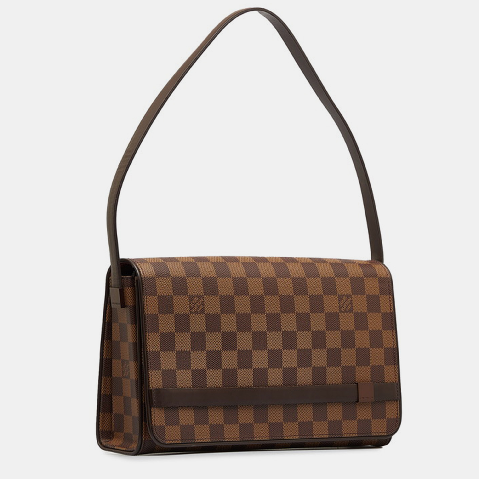 

Louis Vuitton Brown Canvas Damier Ebene Tribeca Long