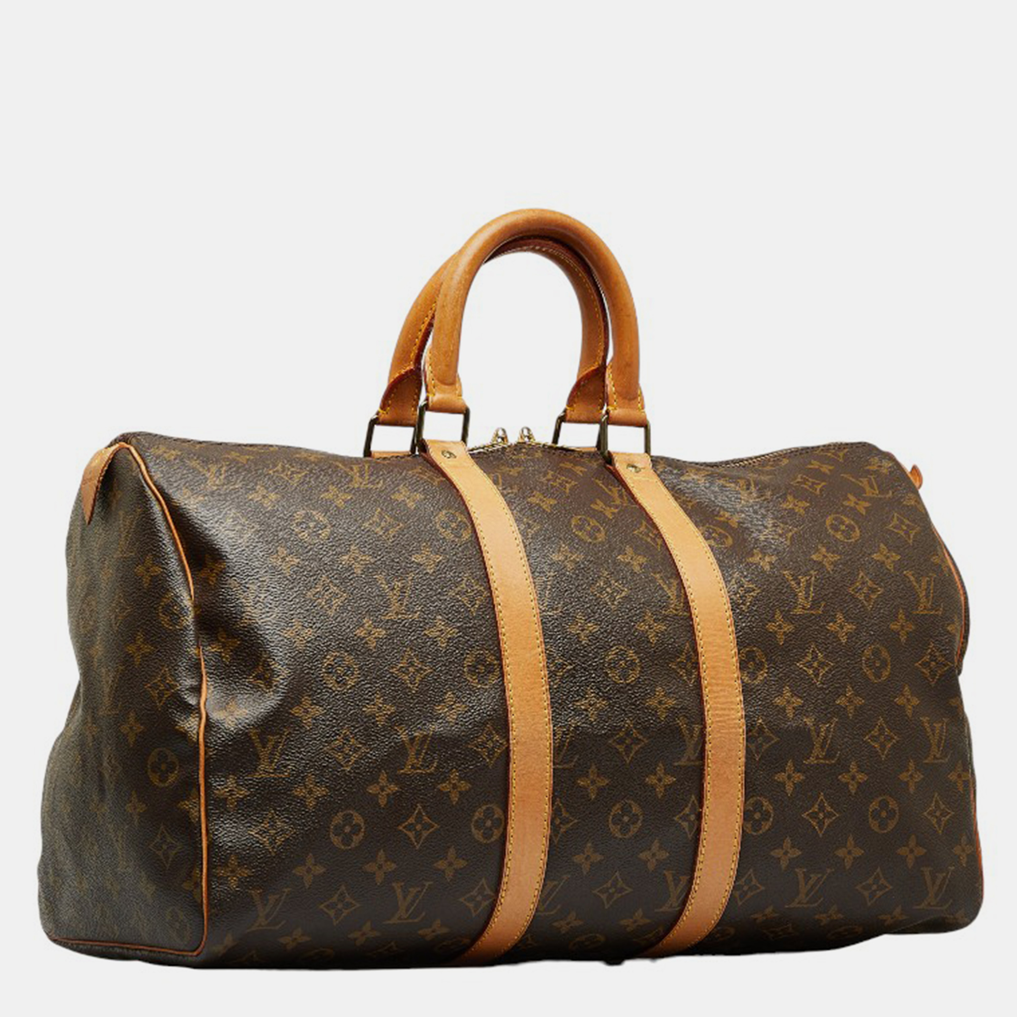 

Louis Vuitton Brown Monogram Canvas Keepall 45 Duffel Bag