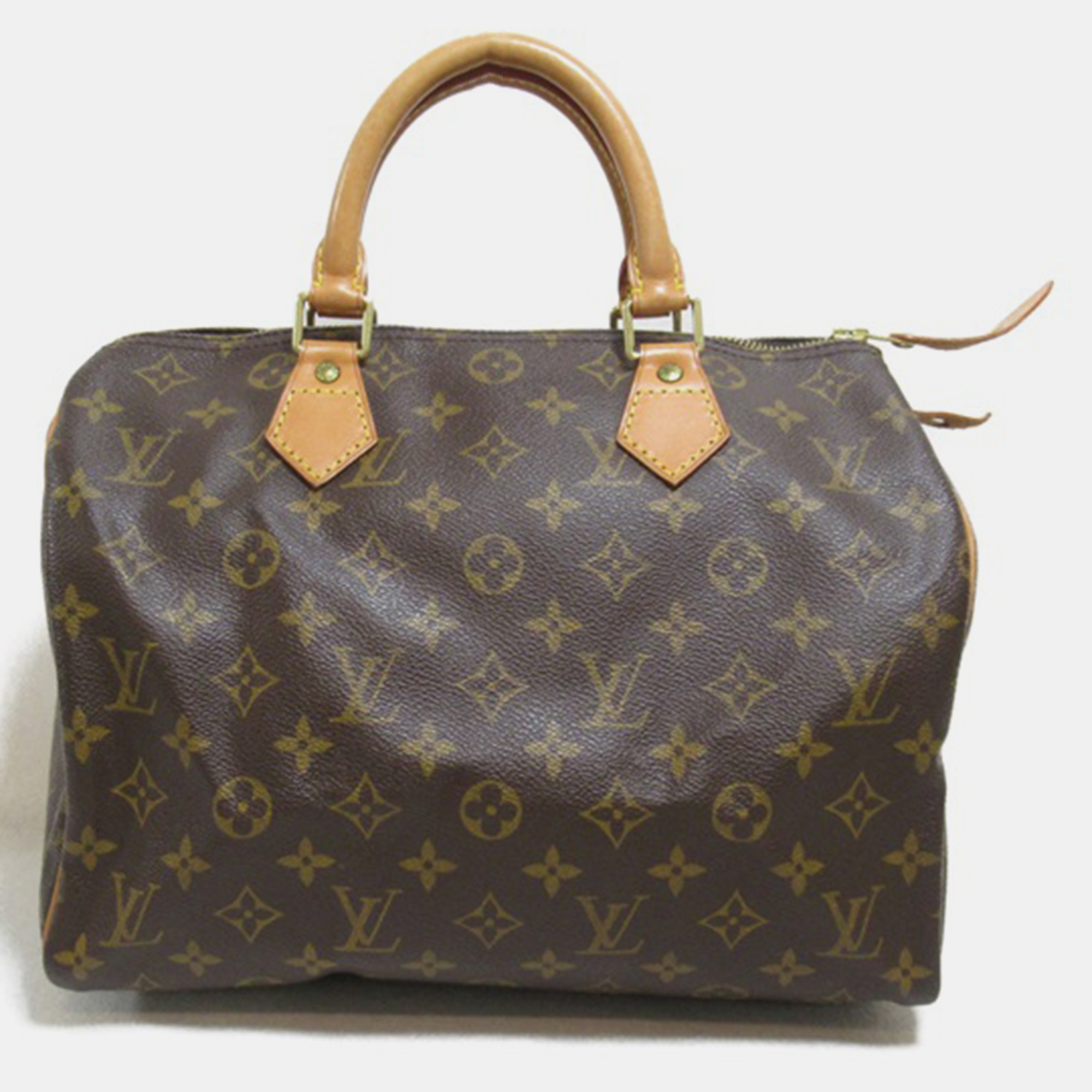 

Louis Vuitton Brown Monogram Canvas Speedy 30 Satchel