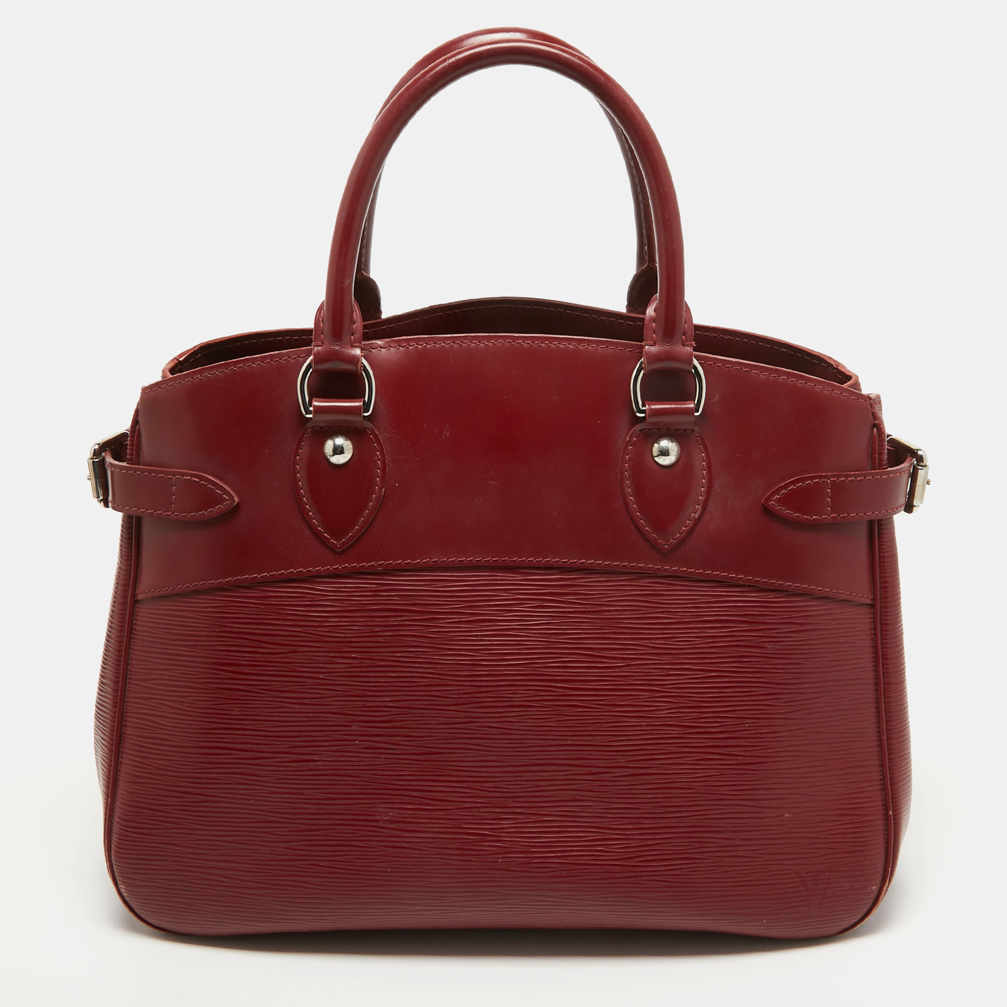 

Louis Vuitton Rubis Epi Leather Passy PM Bag, Red