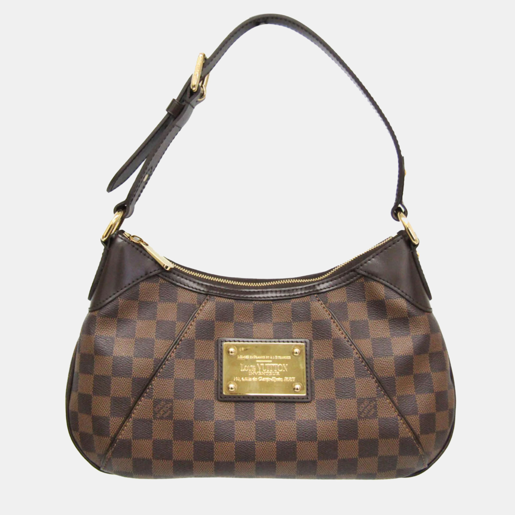 

Louis Vuitton Damier Ebene Thames PM Shoulder Bag, Brown