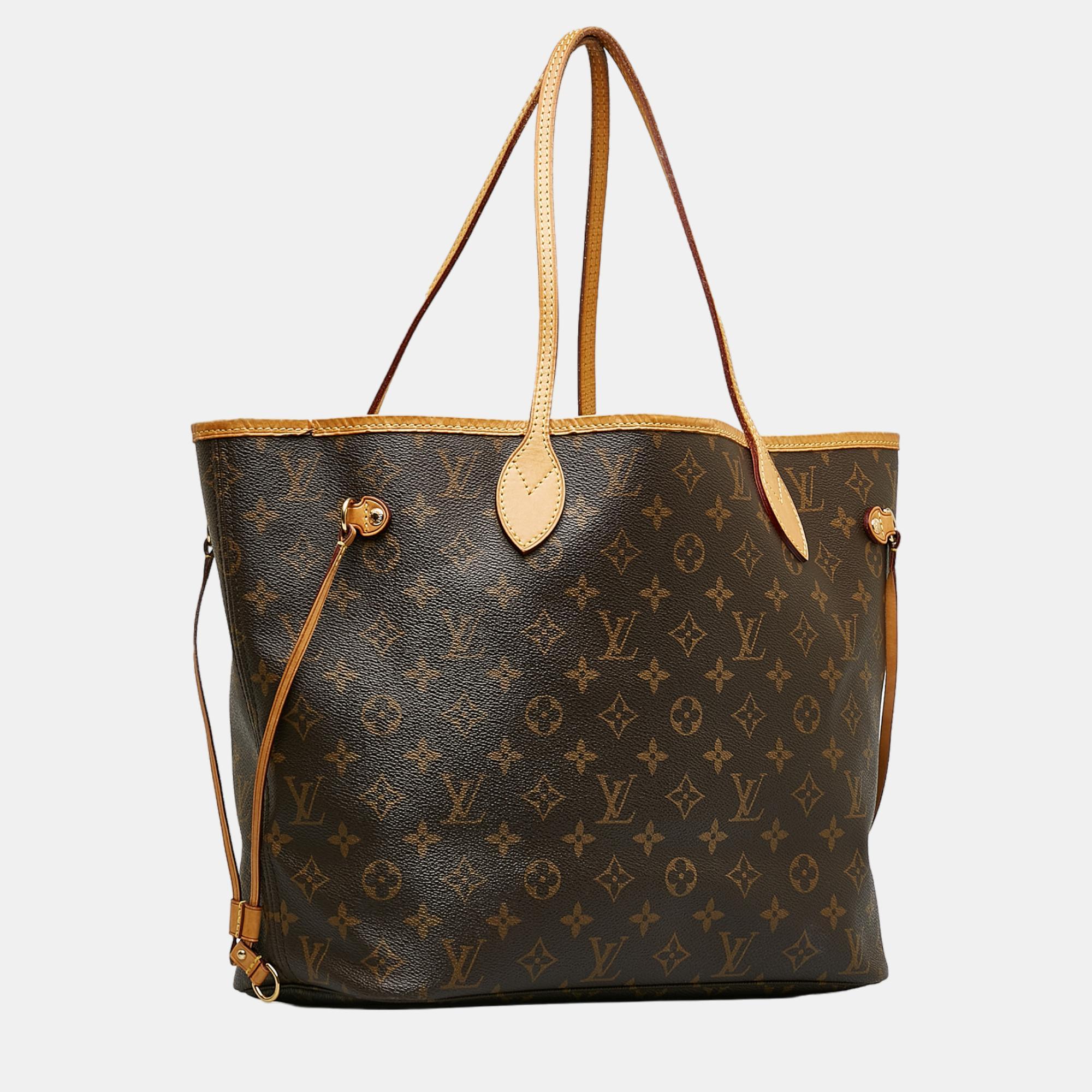 

Louis Vuitton Brown Monogram Neverfull MM