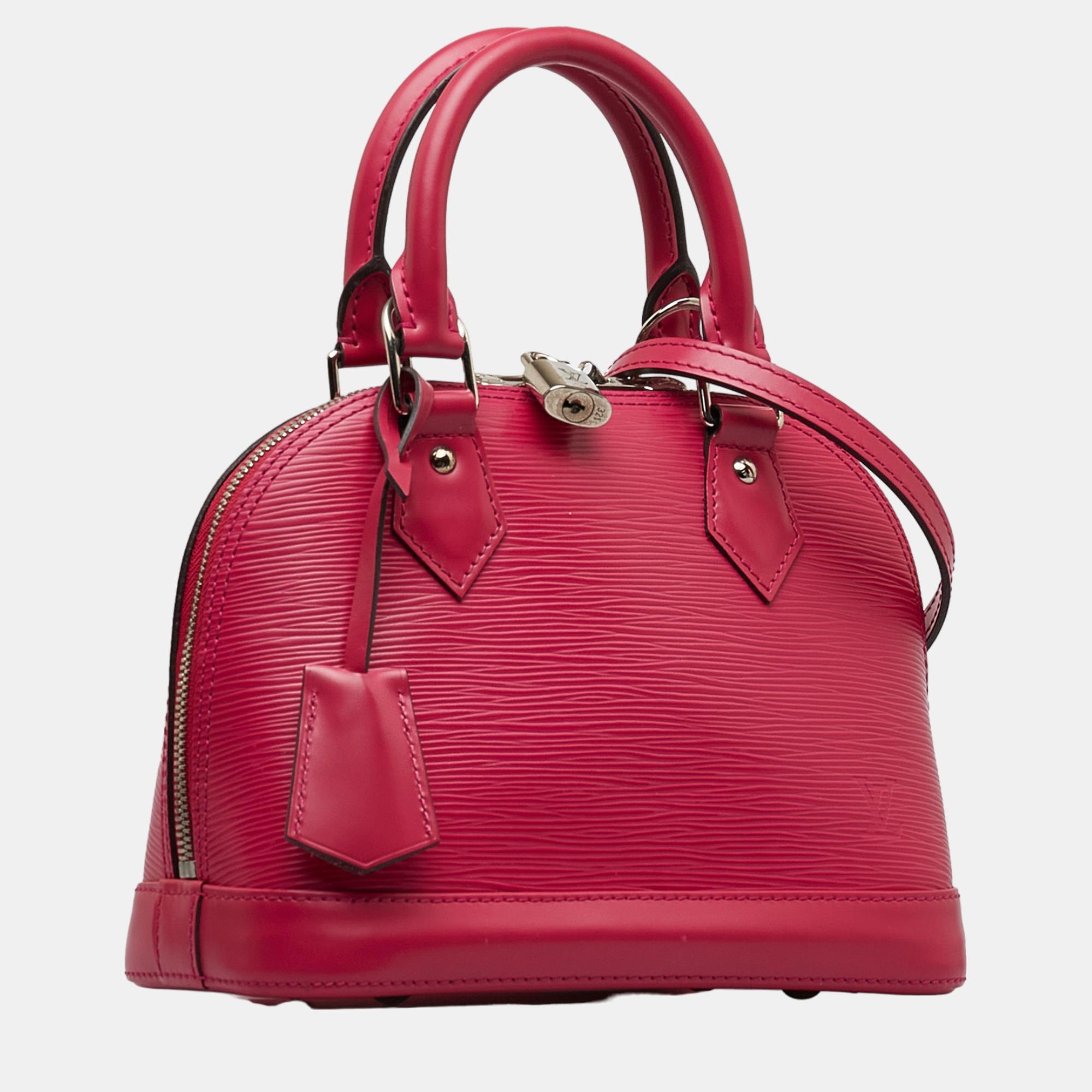 

Louis Vuitton Pink Epi Alma BB