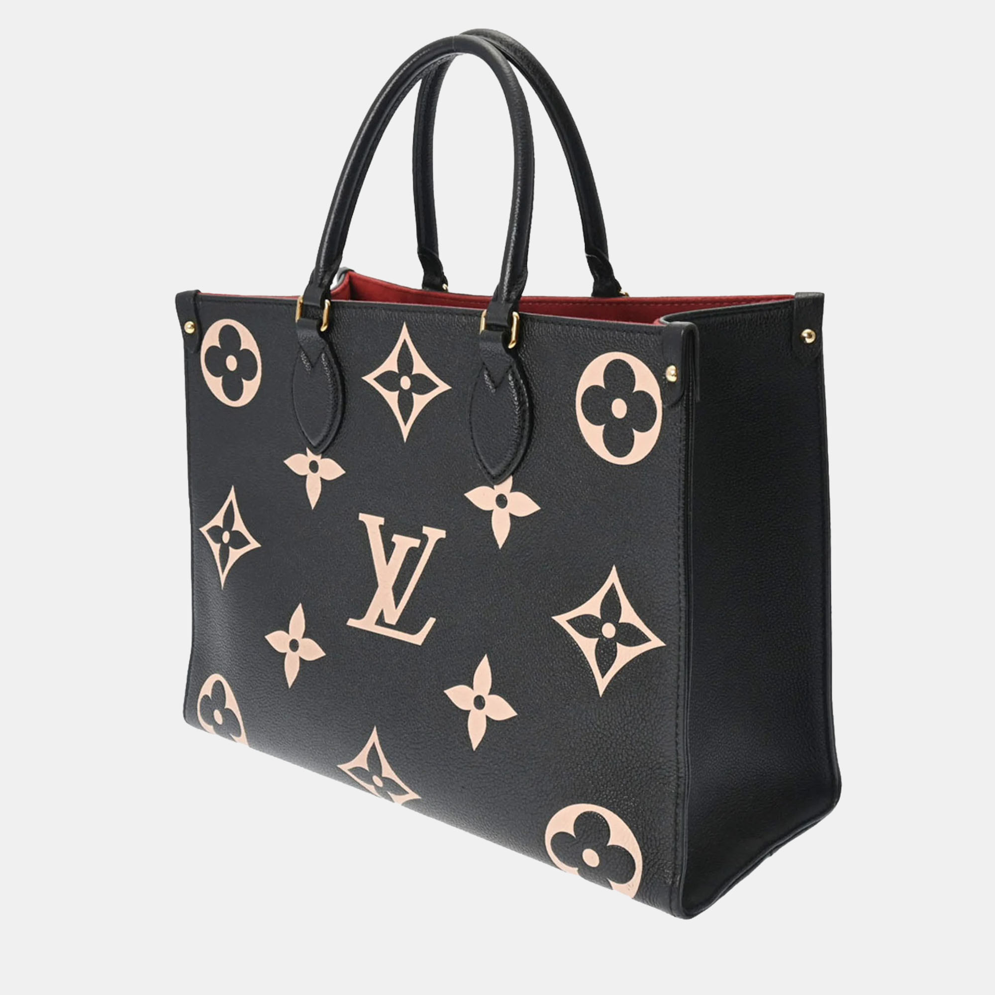 

Louis Vuitton Black/Beige Monogram Empreinte On the Go MM Bag