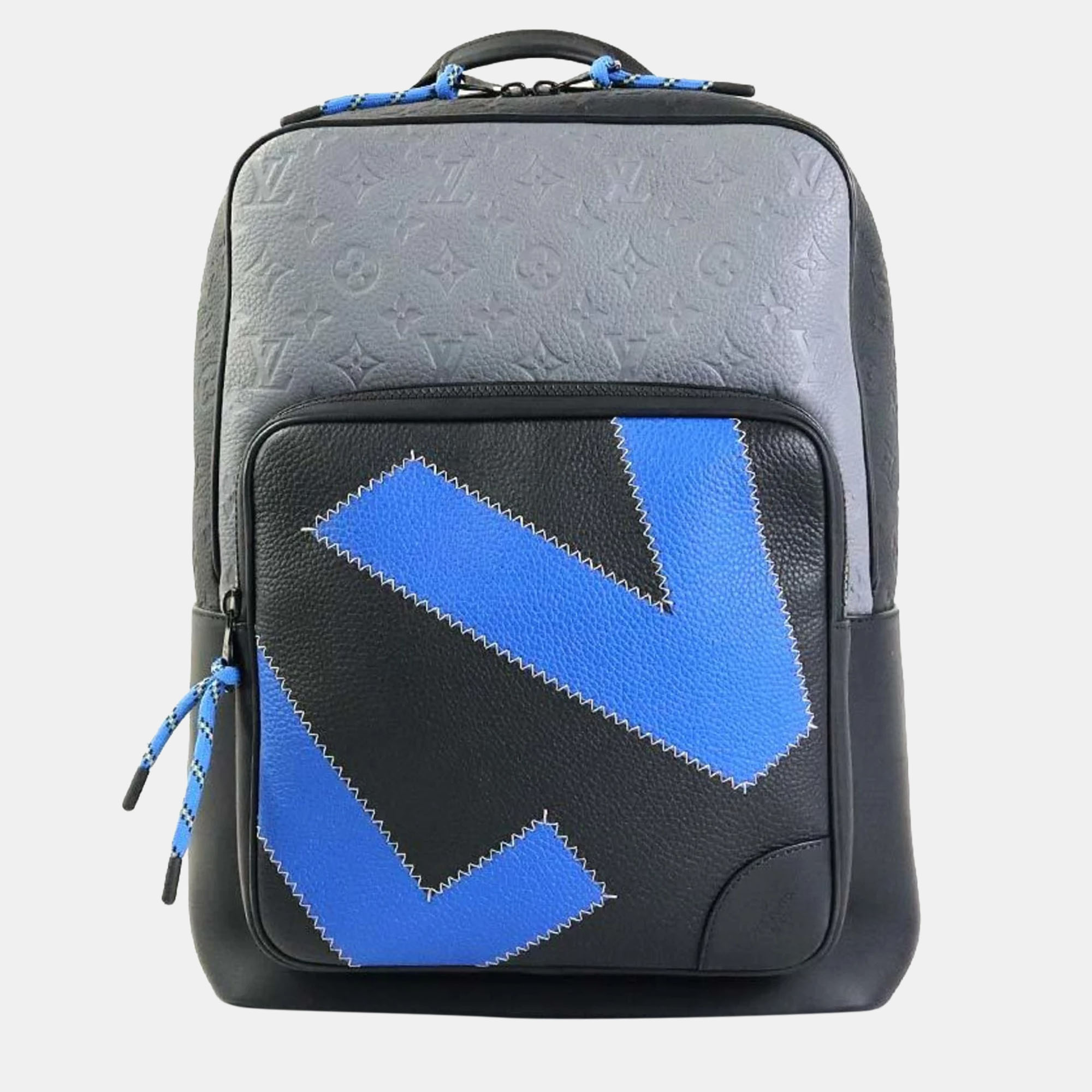 

Louis Vuitton Leather Black x Blue Rucksack Backpack