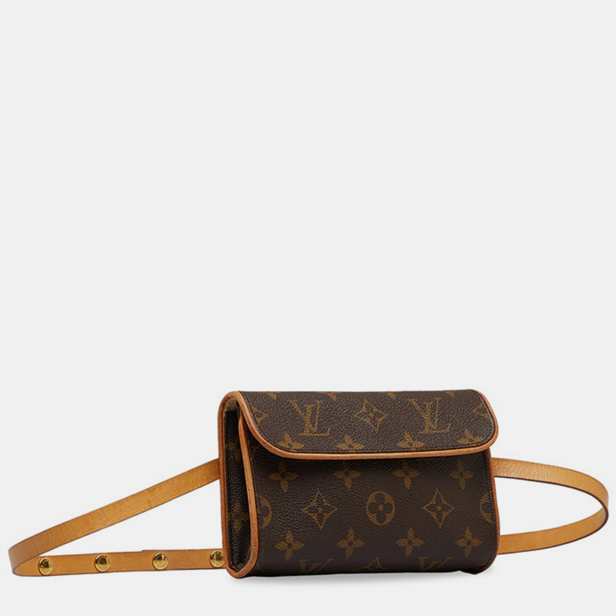 

Louis Vuitton Brown Canvas Monogram Pochette Florentine Belt Bag