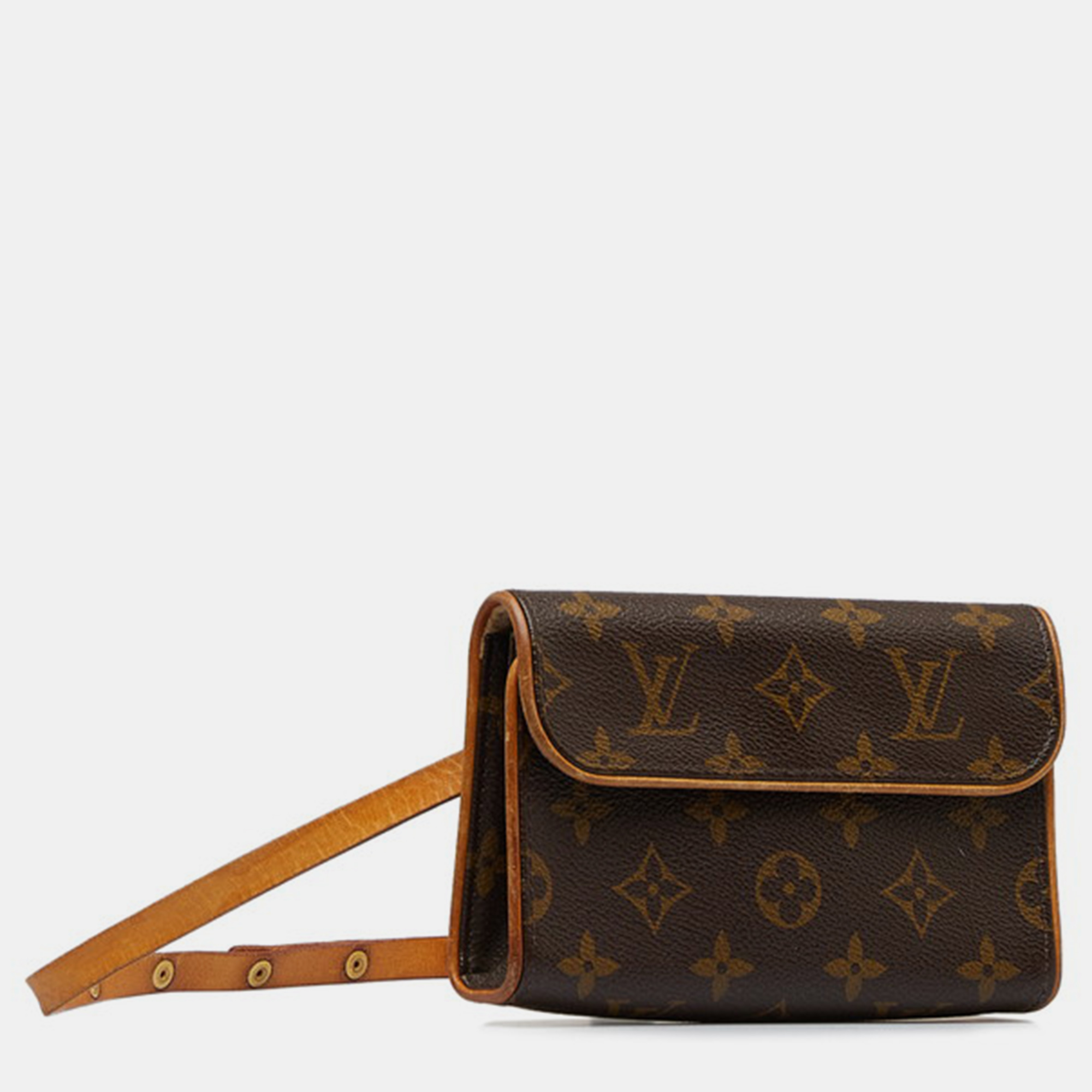 

Louis Vuitton Brown Canvas Monogram Pochette Florentine Belt Bag